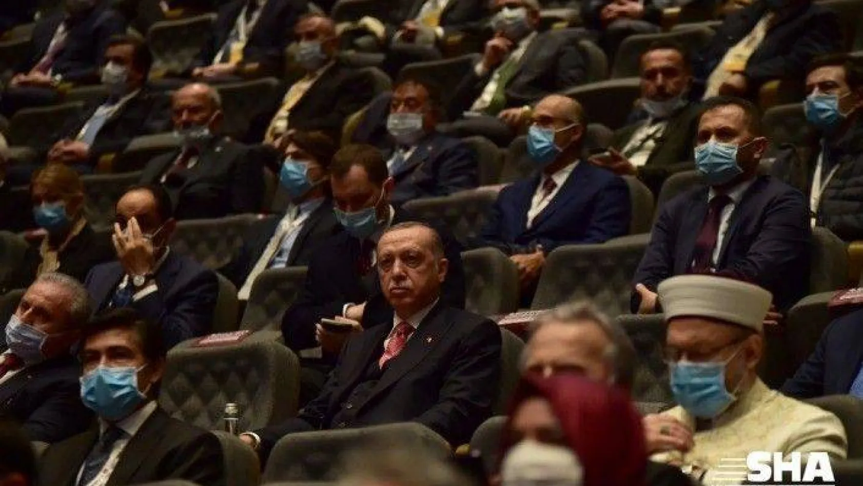 Cumhurbaşkanı Recep Tayyip Erdoğan ile MHP Genel Başkanı Devlet Bahçeli Demokrasi ve Özgürlükler Adası'nda