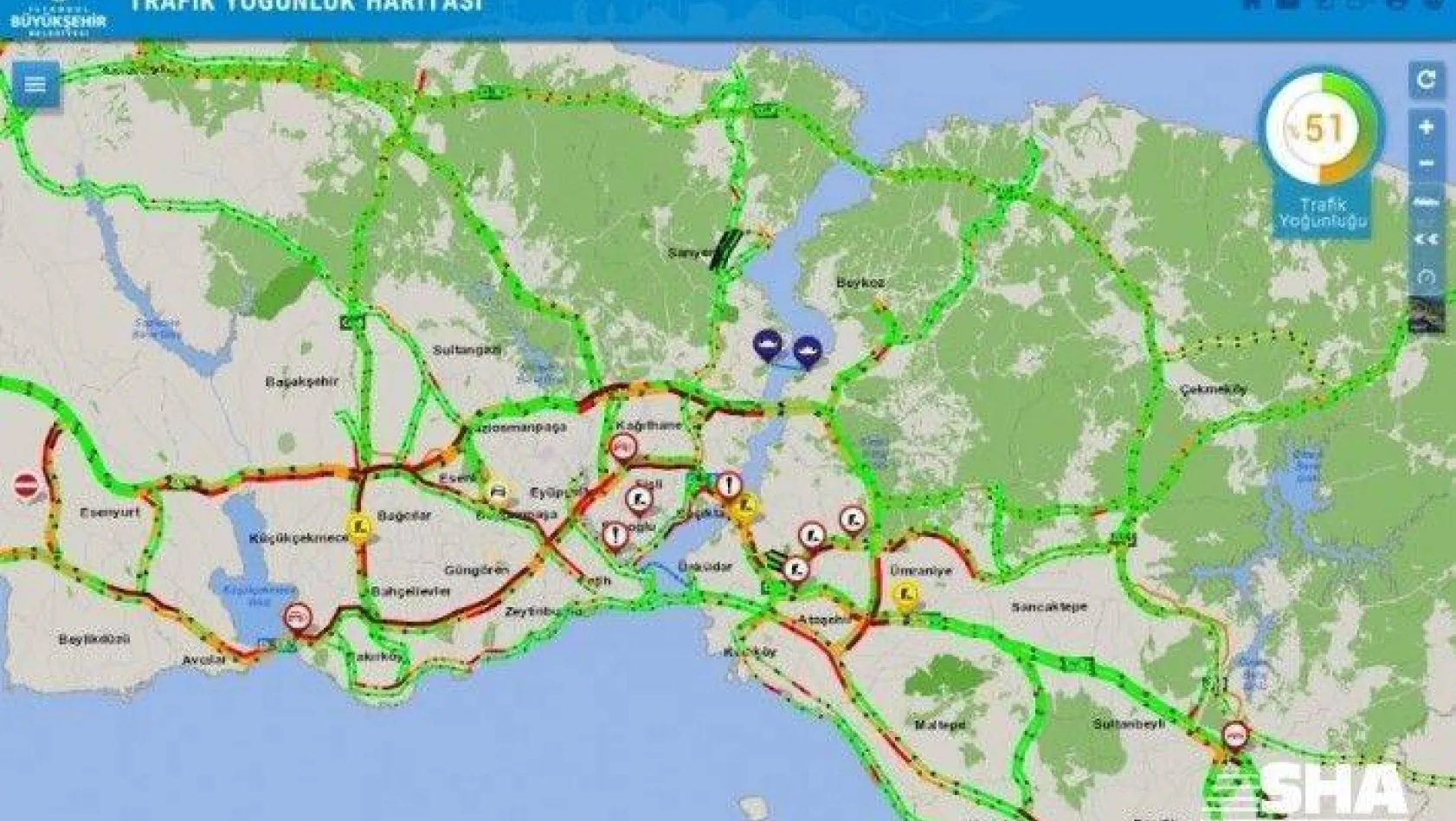İstanbul'da sokağa çıkma kısıtlamasına saatler kala trafik yoğunluğu arttı