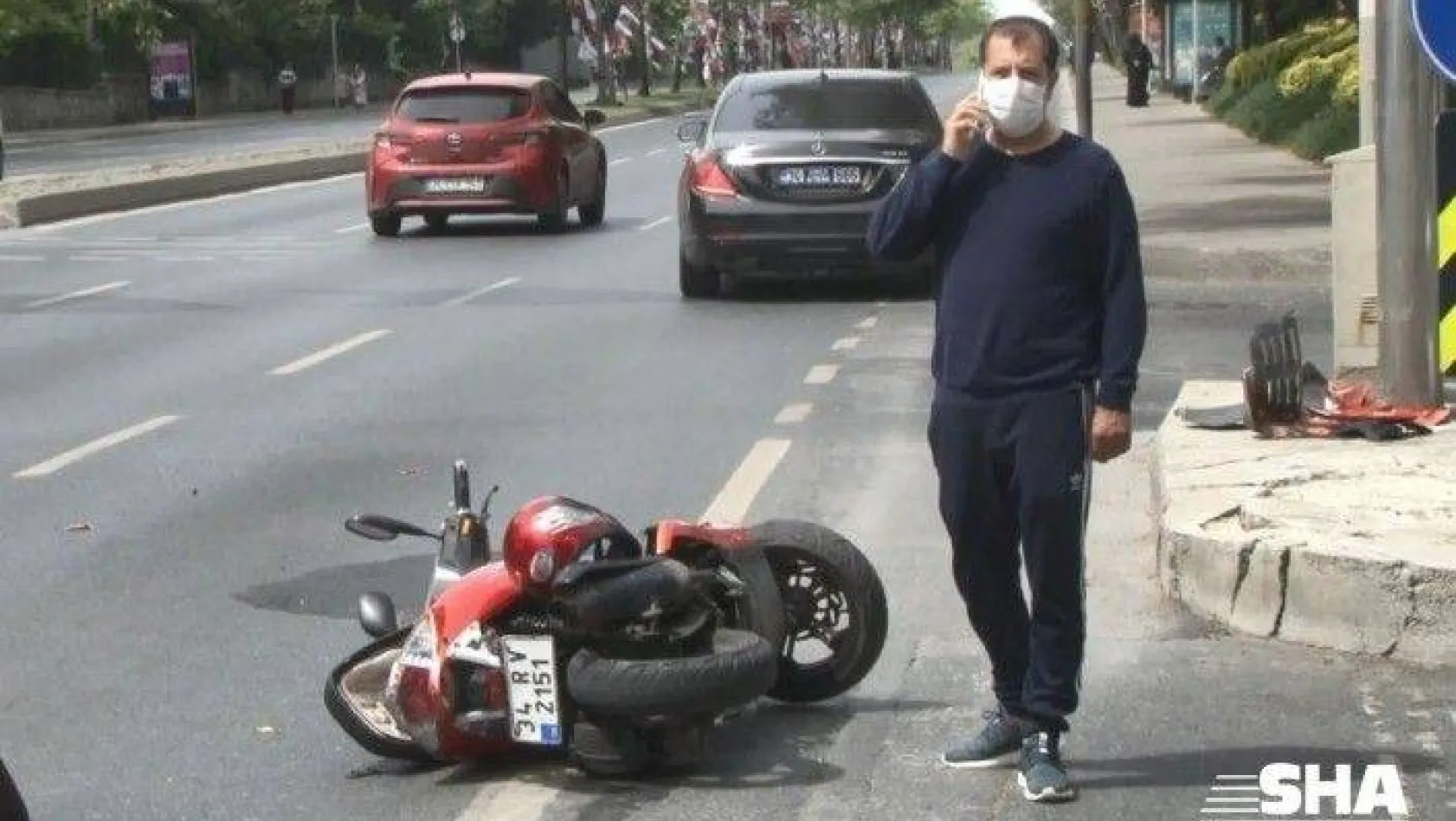 Ünlü çiğköfteci Ömer Aybak lüks otomobiliyle kaza geçirdi