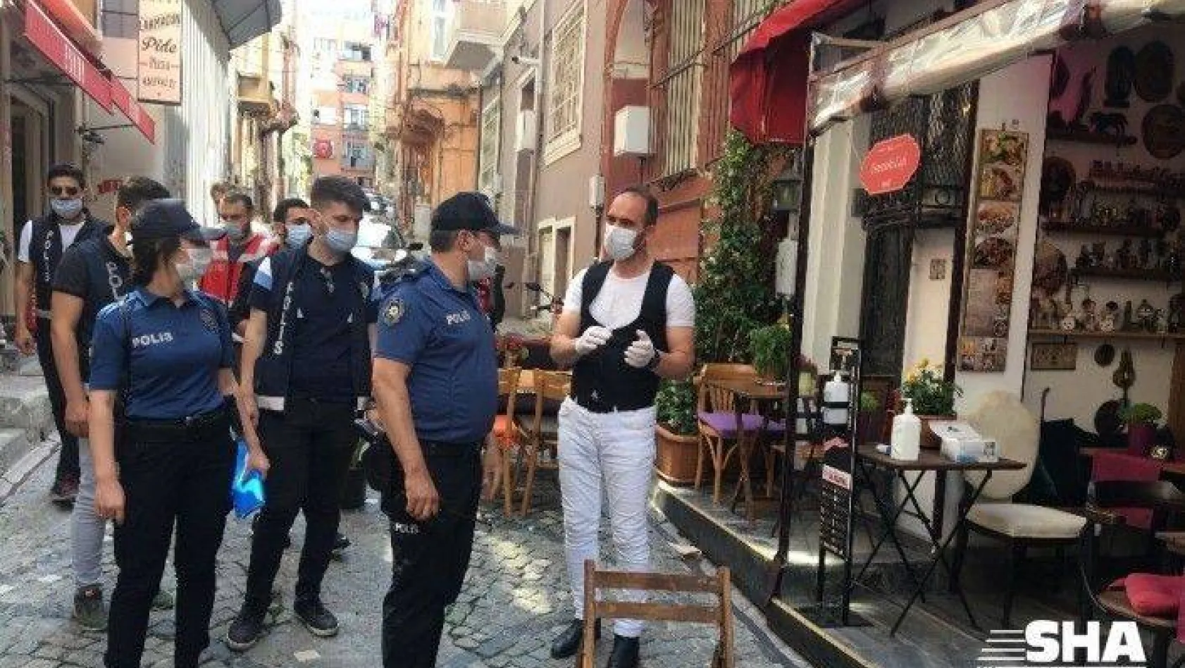 Bakırköy ve Fatih'te iş yerlerine korona virüs denetimi