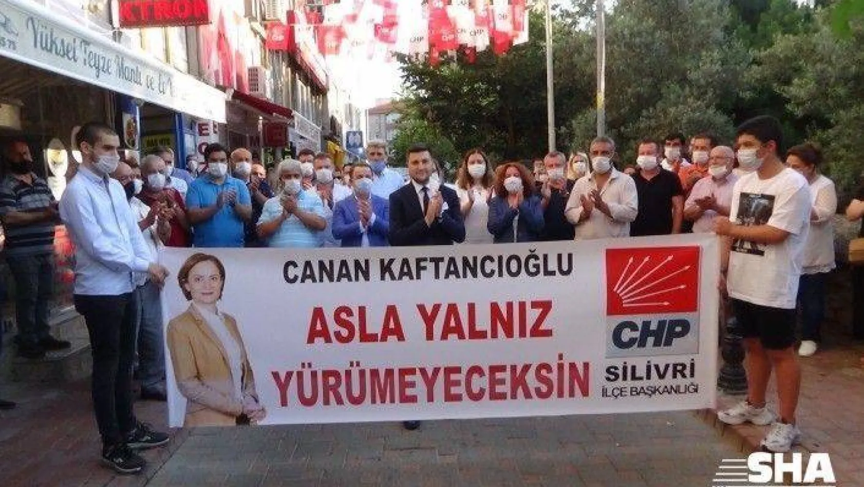 CHP Silivri'den Kaftancıoğlu'na Destek