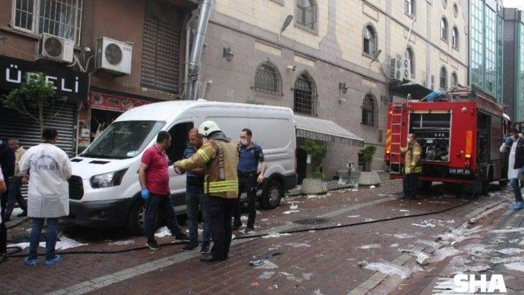 Zeytinburnu'nda lokantada patlama: 1 yaralı