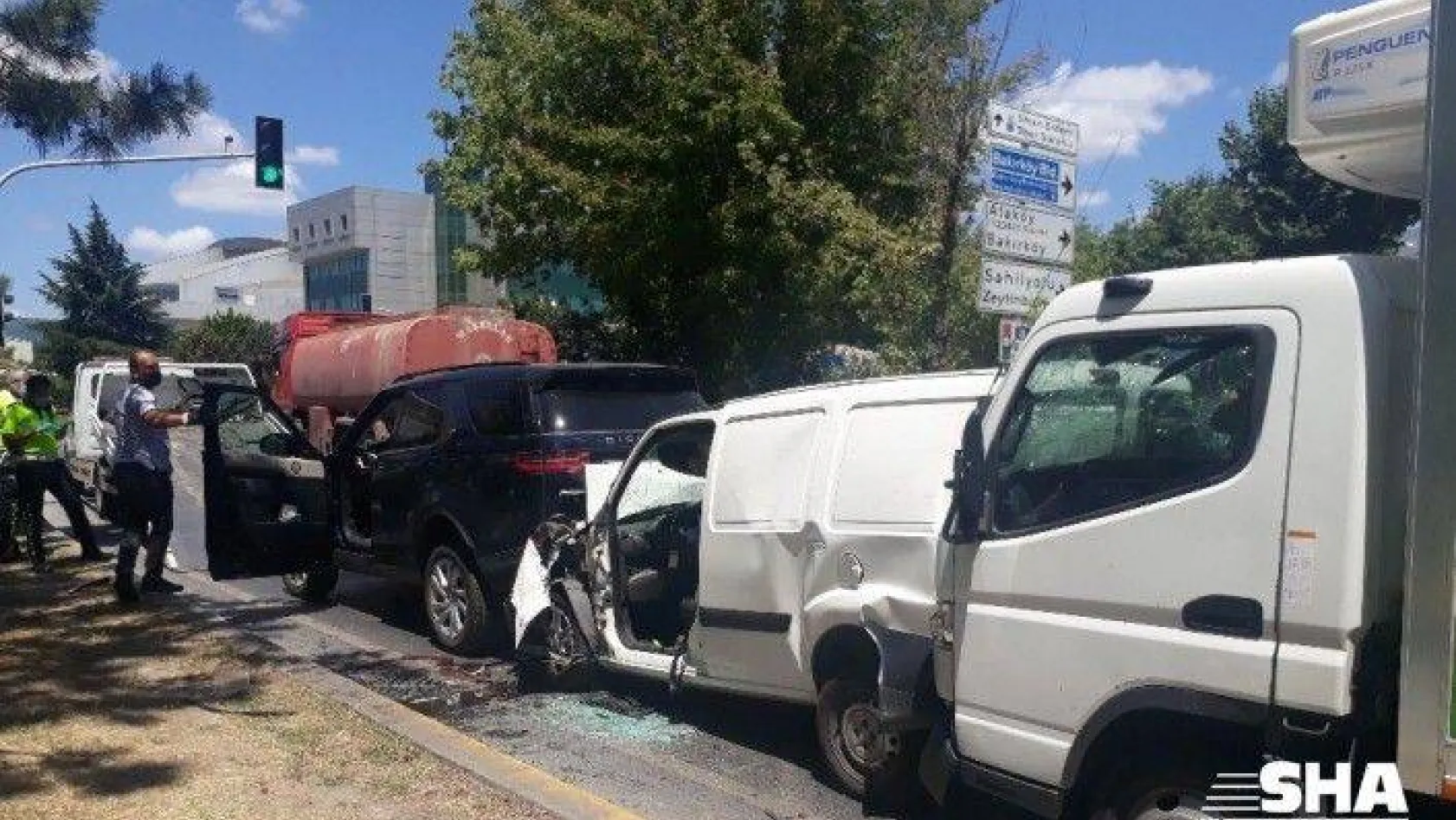 Bakırköy'de zincirleme trafik kazası