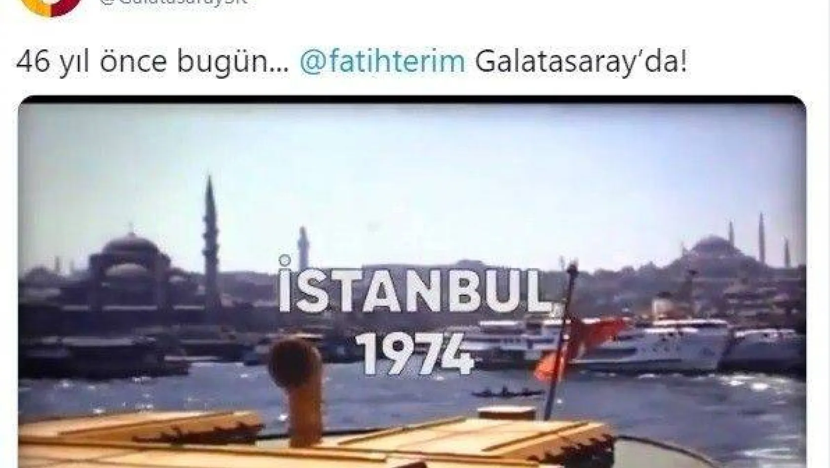 Galatasaray'dan Fatih Terim klibi
