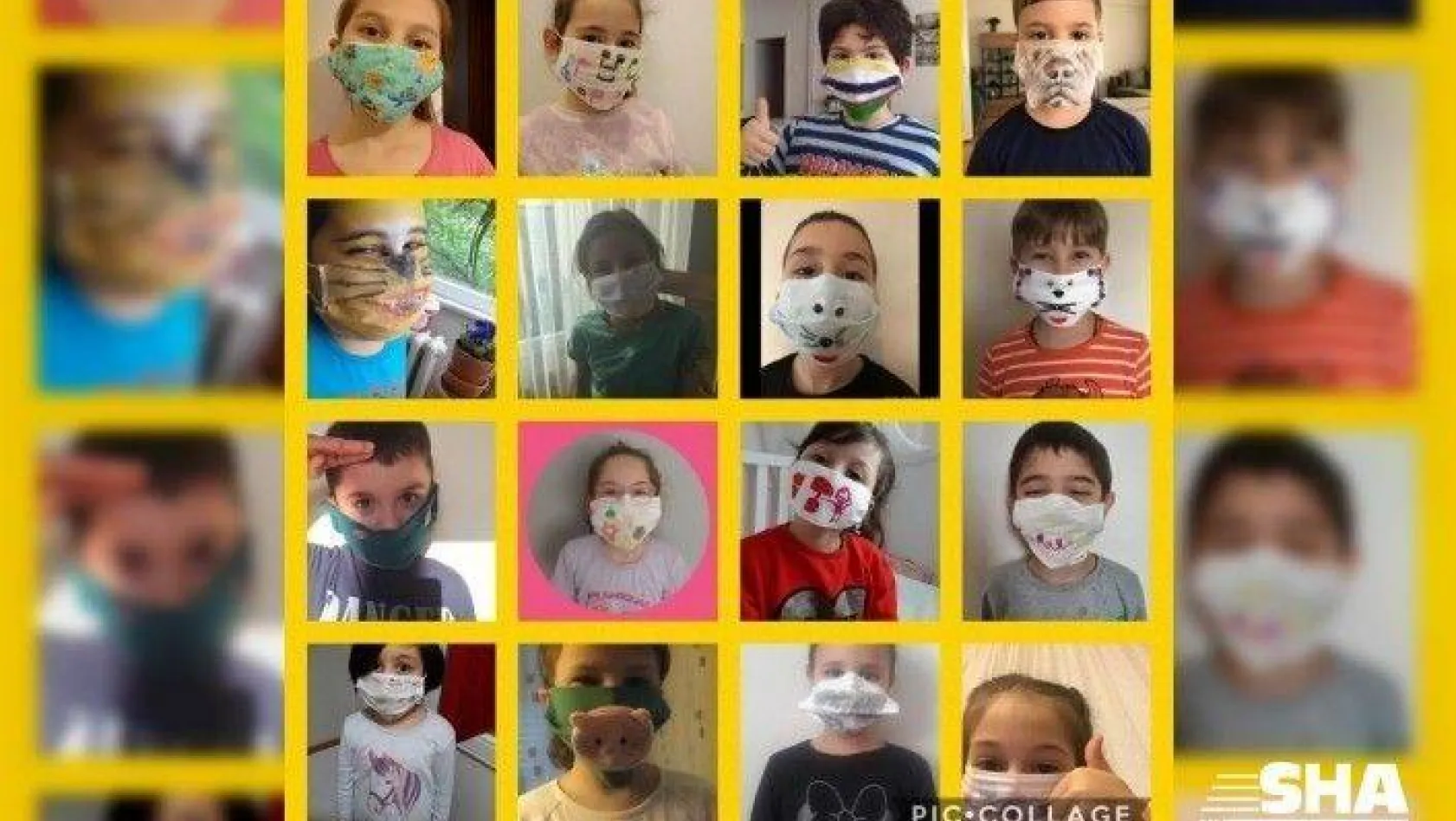 'Sınıfa Sığmayan Hayaller' için tasarladıkları maskelerle mesaj verdiler