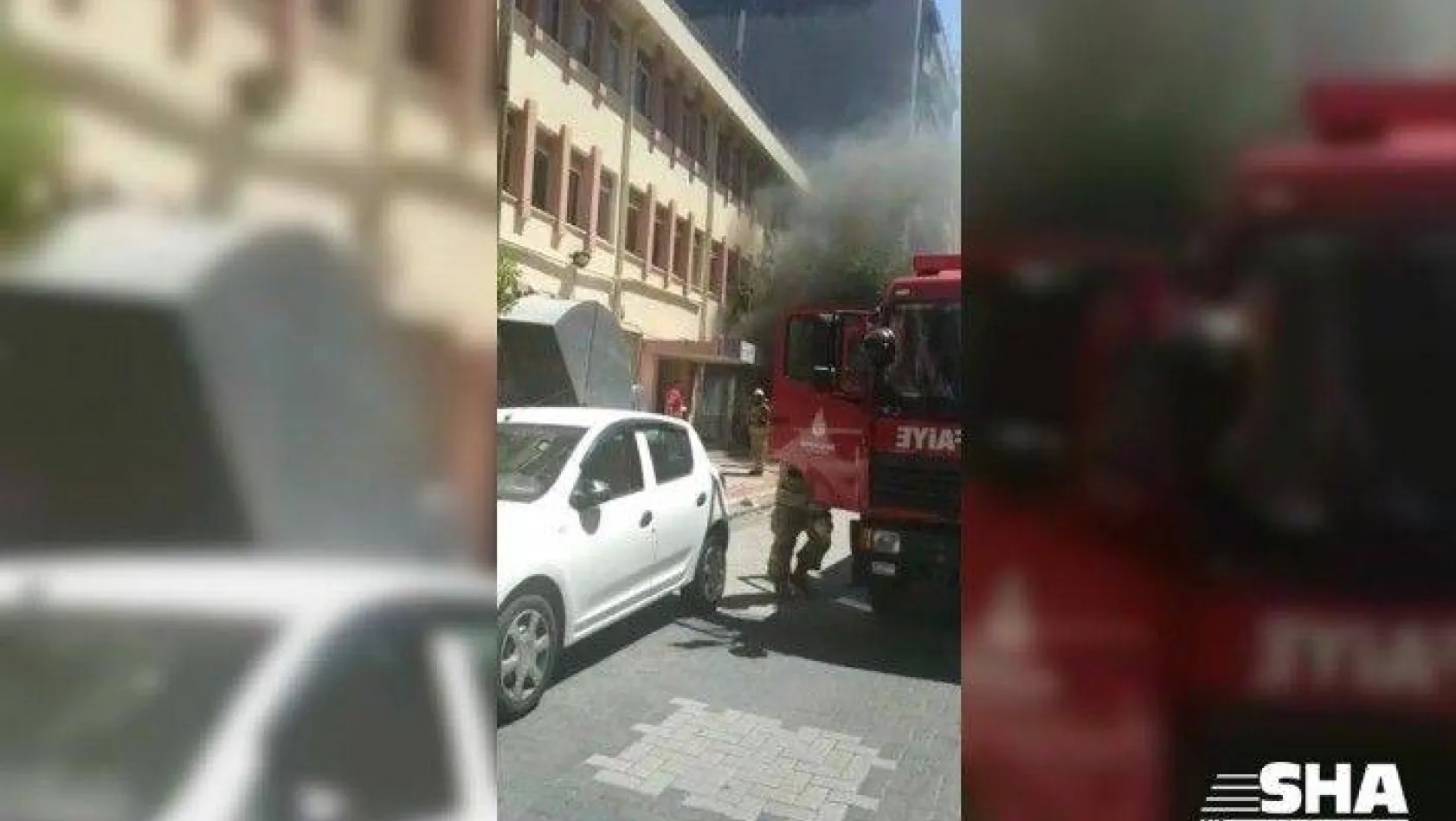 Zeytinburnu'nda trafo yandı, sokak elektriksiz kaldı