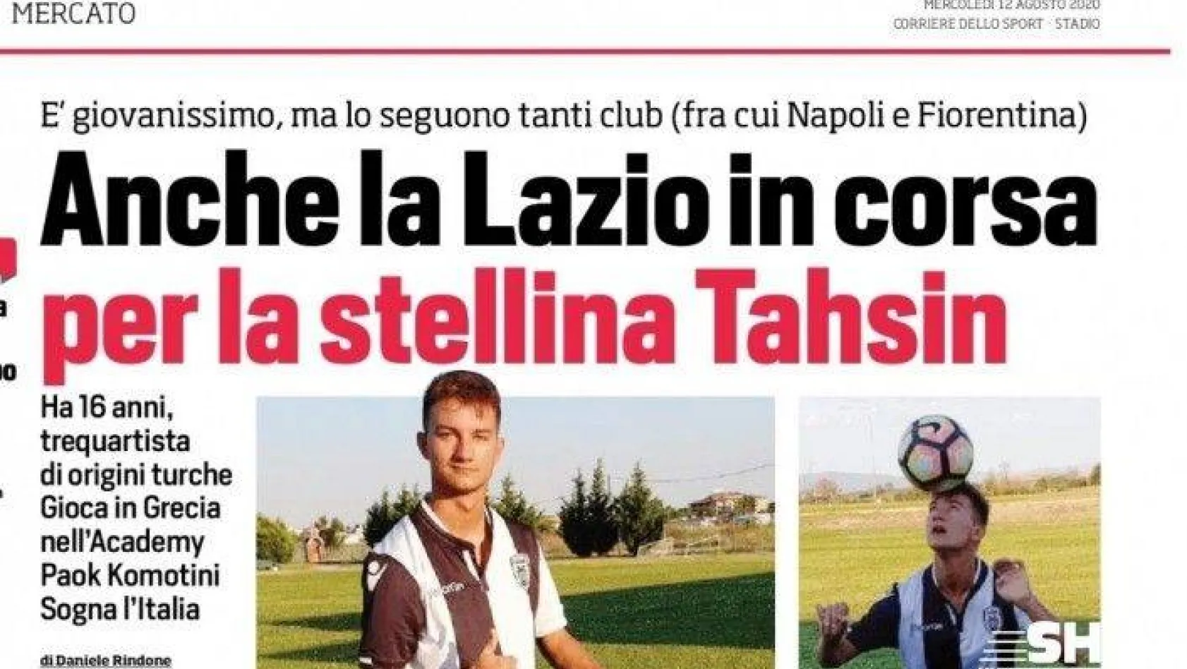 Alpaslan Tahsin için İtalyan devi Lazio devrede
