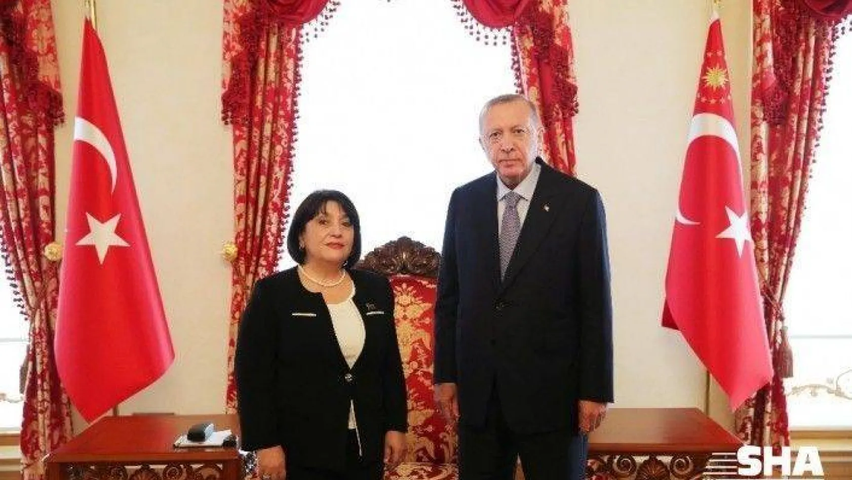 Cumhurbaşkanı Erdoğan, Azerbaycan Milli Meclis Başkanı'nı kabul etti