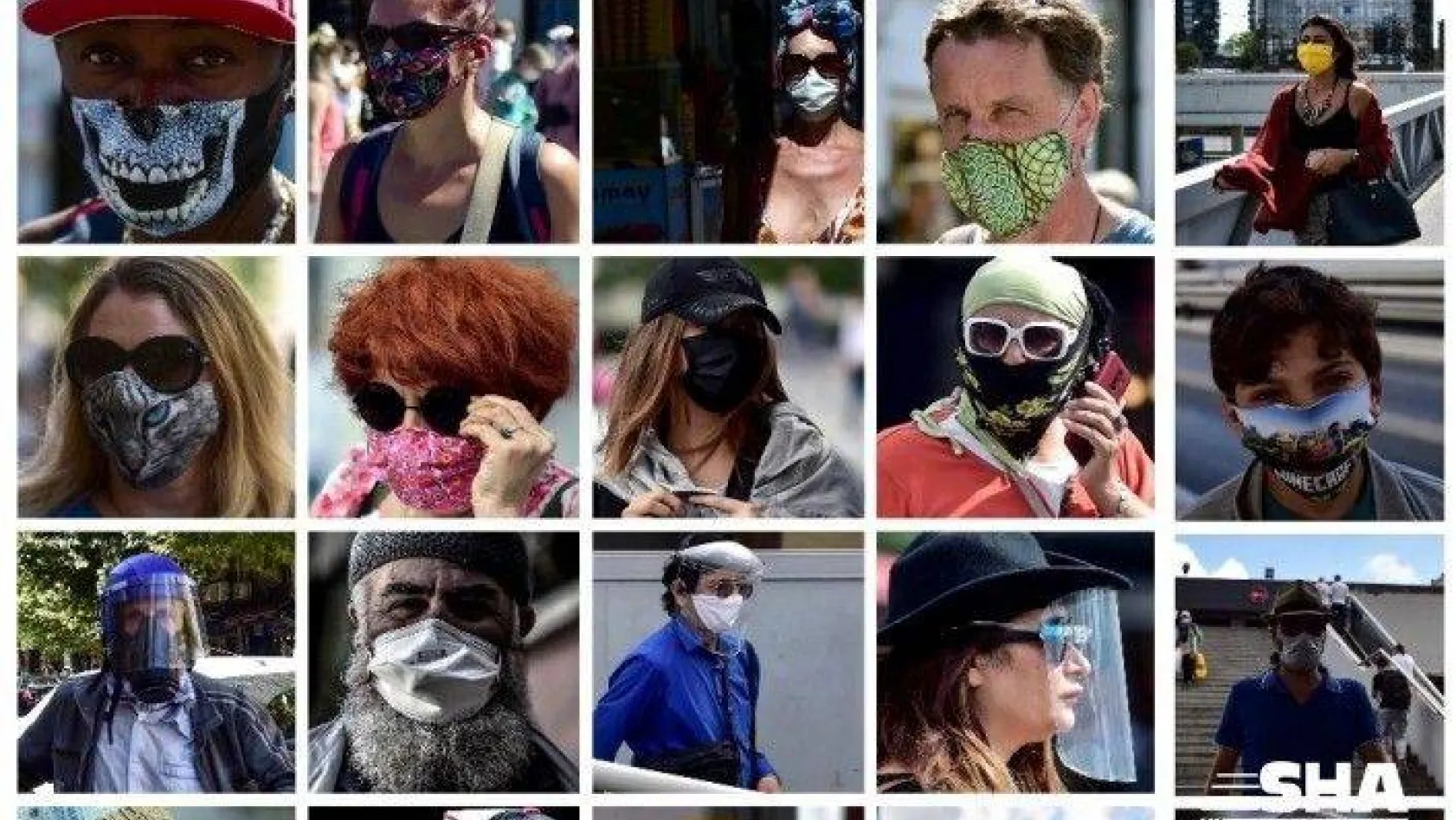 (ÖZEL HABER) İstanbul sokaklarında ilginç maske manzaraları