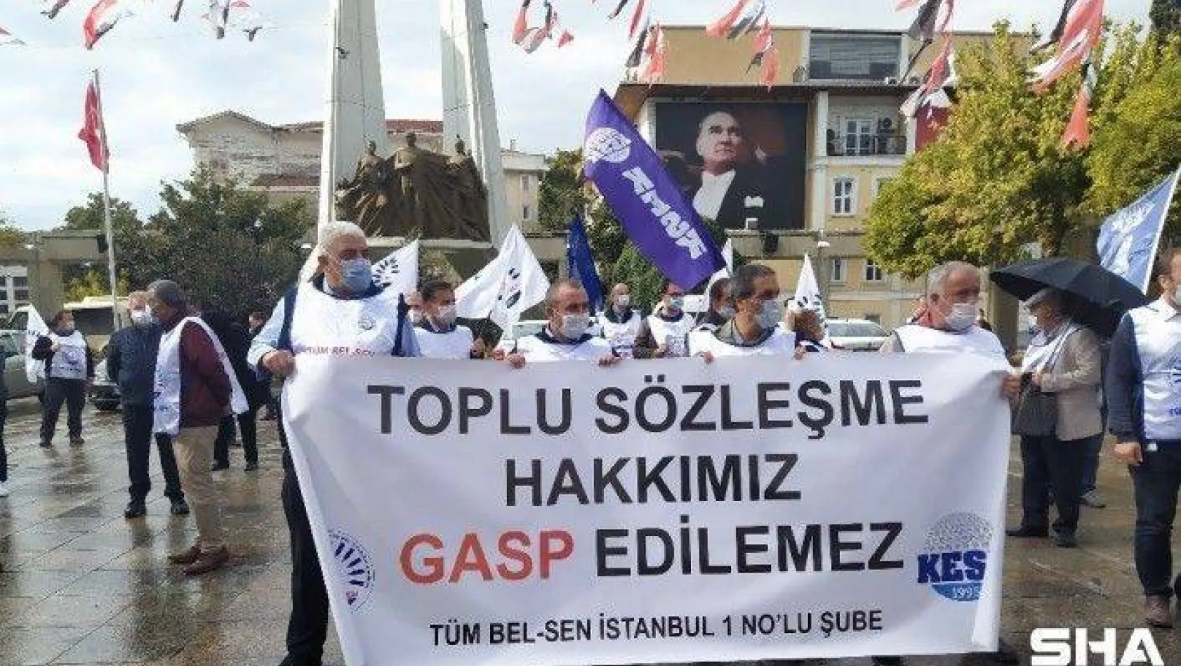 Bakırköy Belediyesi'nde toplu sözleşme eylemleri sürüyor