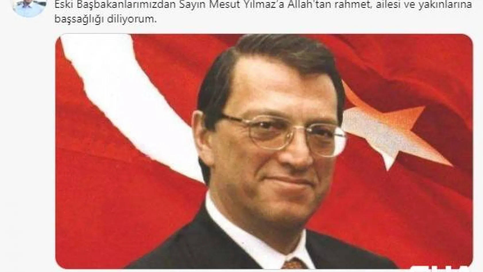 İstanbul Valisi Ali Yerlikaya: 'Mesut Yılmaz'a Allah'tan rahmet, ailesi başsağlığı diliyorum'
