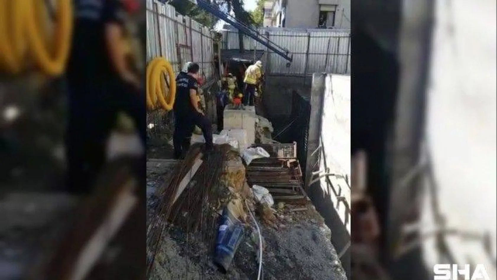 Kadıköy'de bir inşaatta iskele çöktü 3 işçi yaralandı