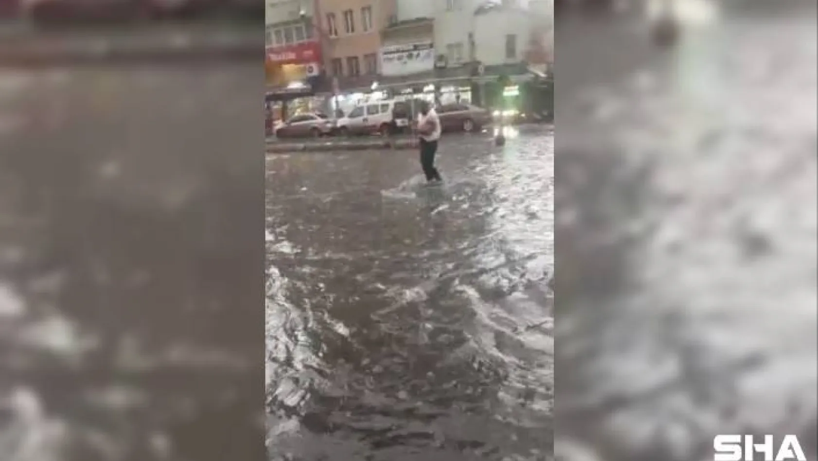 Karaköy'de su baskını yaşandı