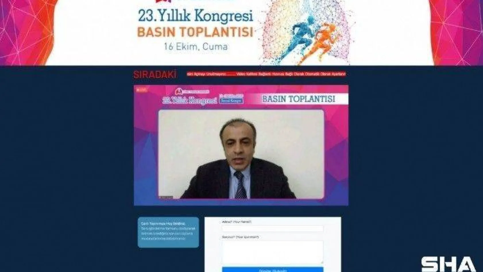 Türk Toraks Derneği'nden sanal kongre