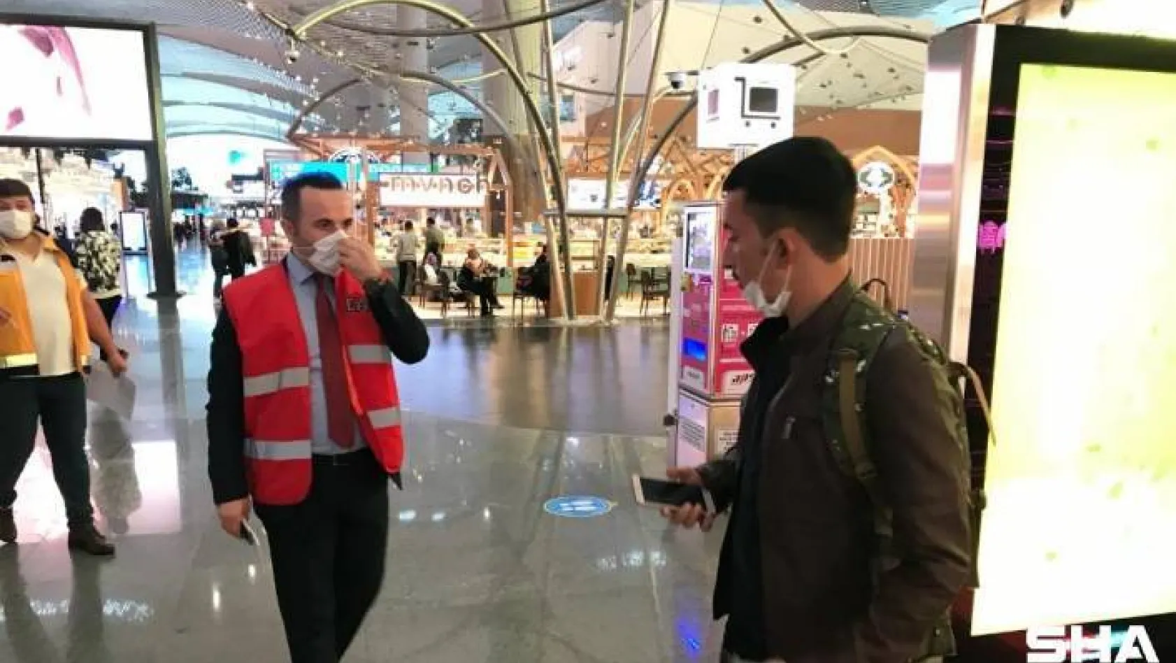 İstanbul Havalimanı'nda korona virüs denetimi