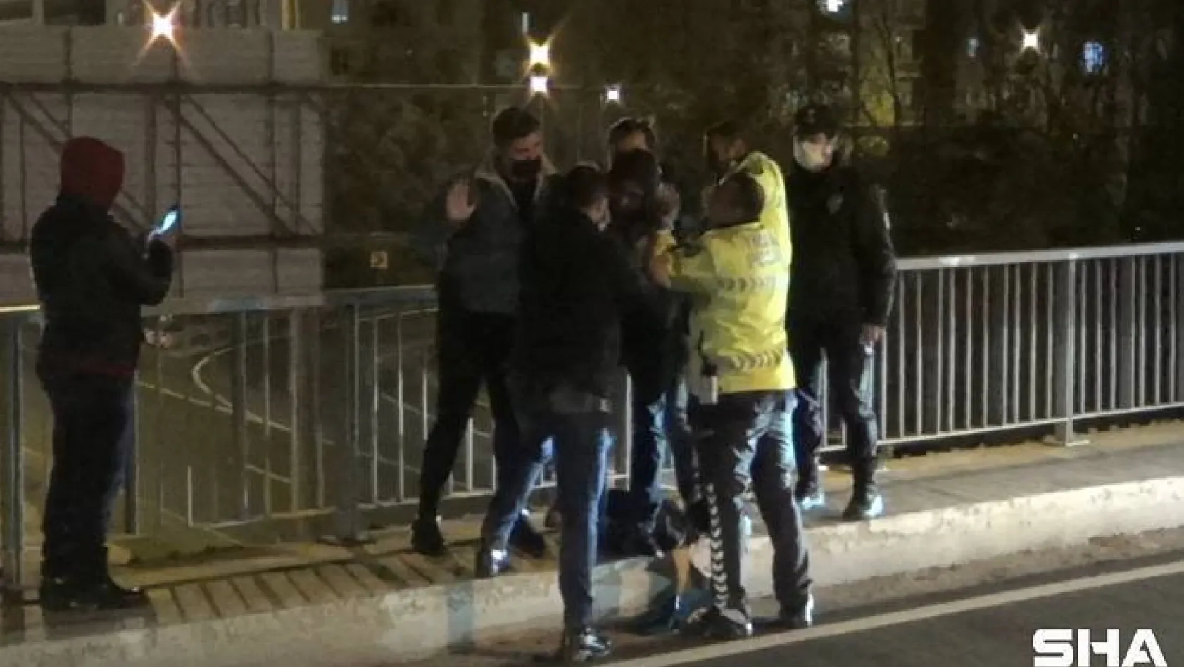 Silivri'de intihar girişimi: Polis son anda yakaladı
