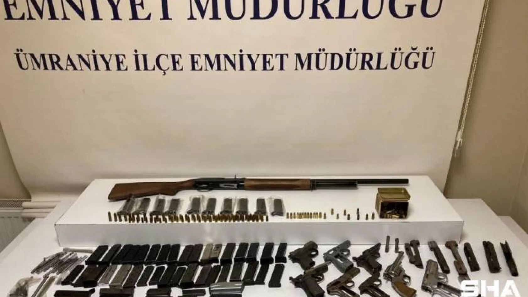 Ümraniye'de yasa dışı silah imalathanesine baskın: 1 gözaltı