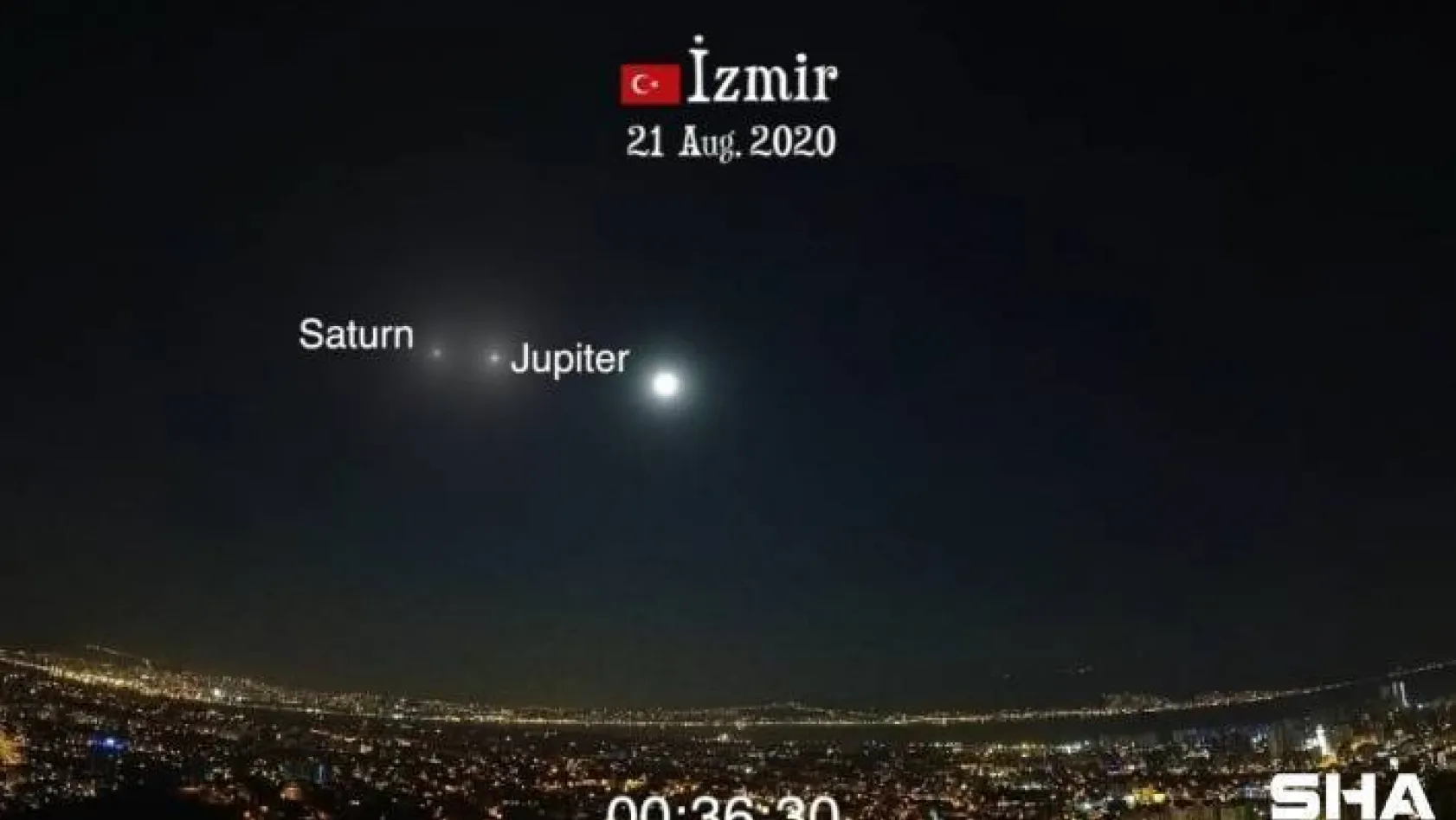 (ÖZEL) Jüpiter ile Satürn'ün büyük buluşması