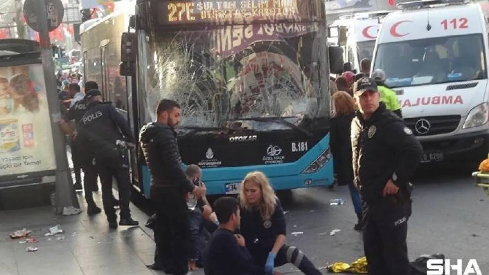 Beşiktaş'ta otobüsle durağa dalan sürücünün yargılanmasında Adli Tıp raporu mahkemeye ulaştı
