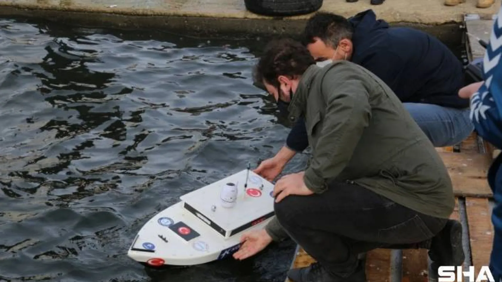İnsansız su üstü kurtarma aracının test sürüşleri başladı