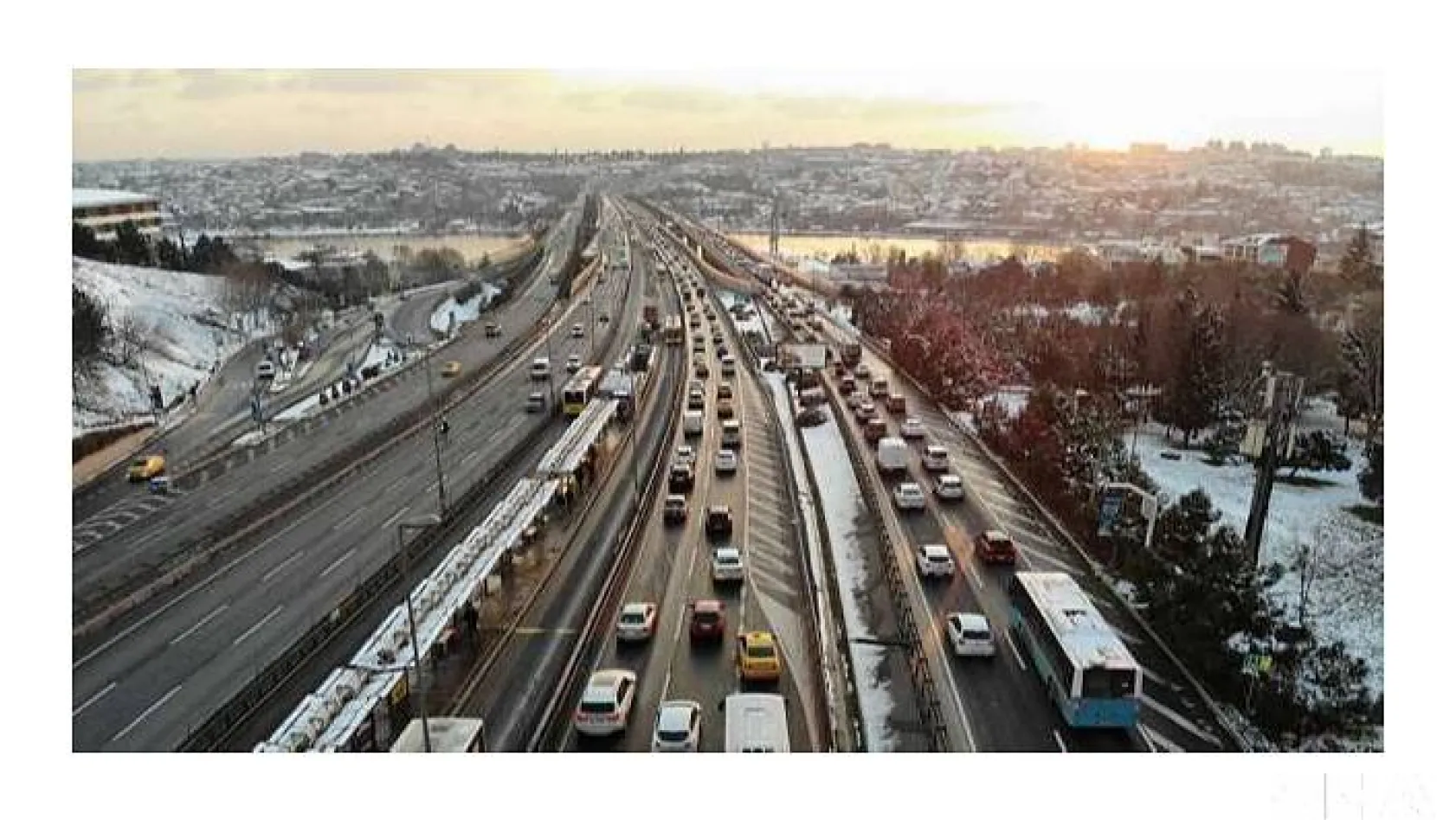 İstanbul'da trafik yoğunluğu yüzde 47'de seyrediyor