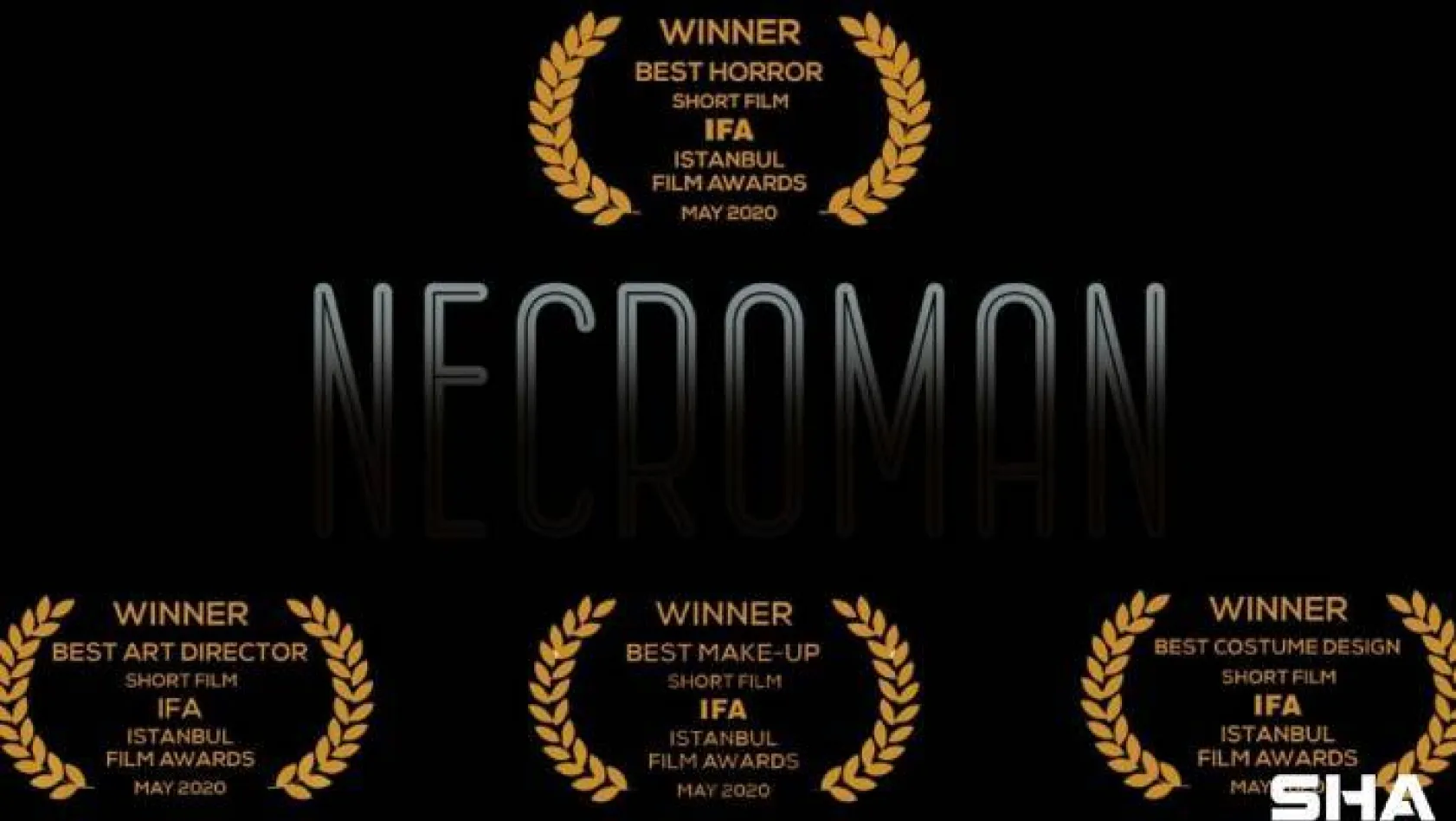 'Necroman' kısa filmiyle 14 ödülün sahibi oldu