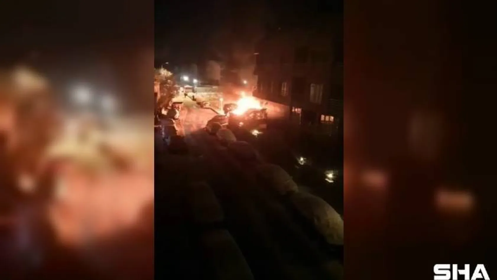 (Özel) İstanbul'da korkutan patlama kamerada