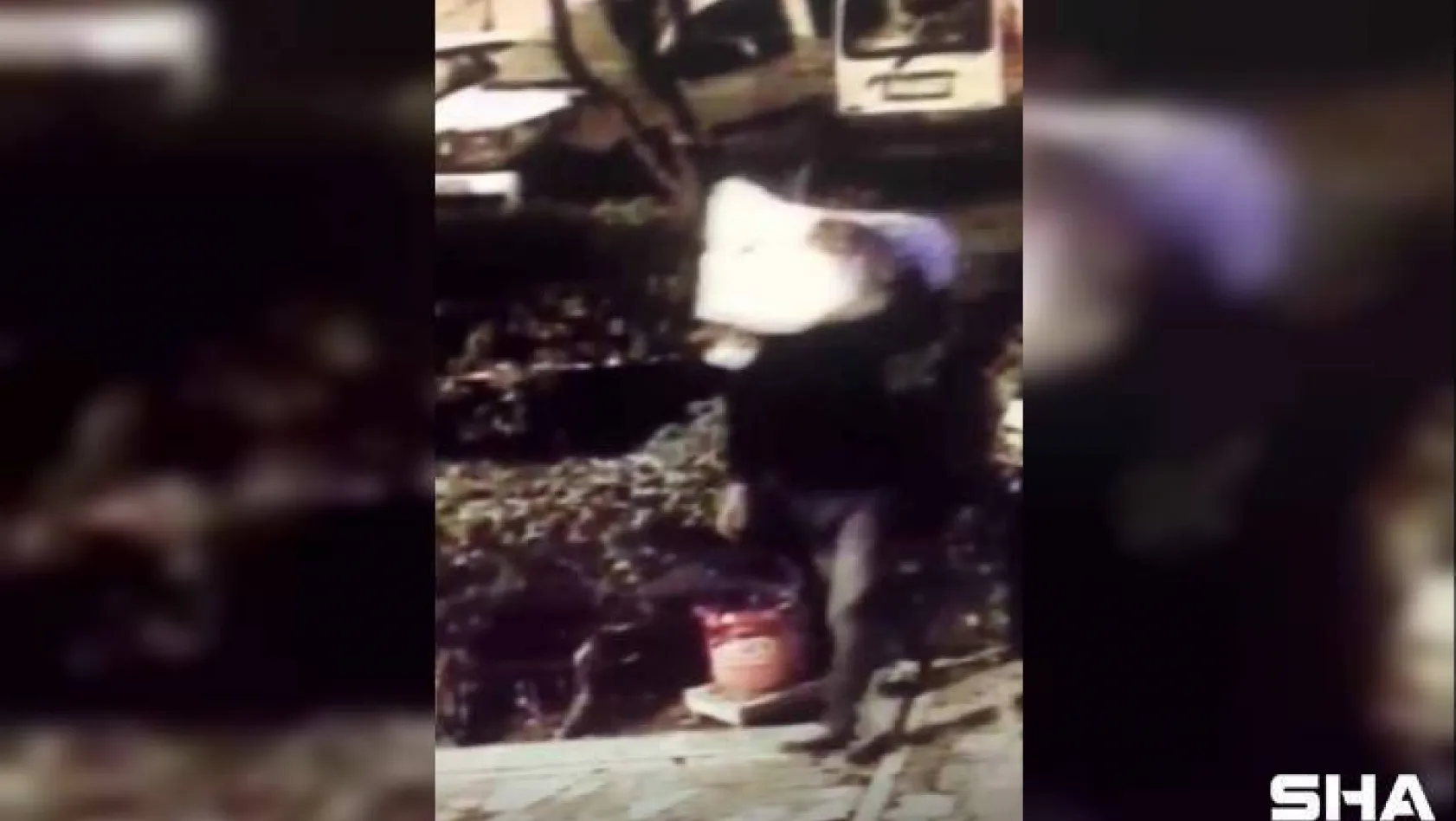 (Özel) İstanbul'da pes dedirten hırsızlık: Kardan adamı çaldılar