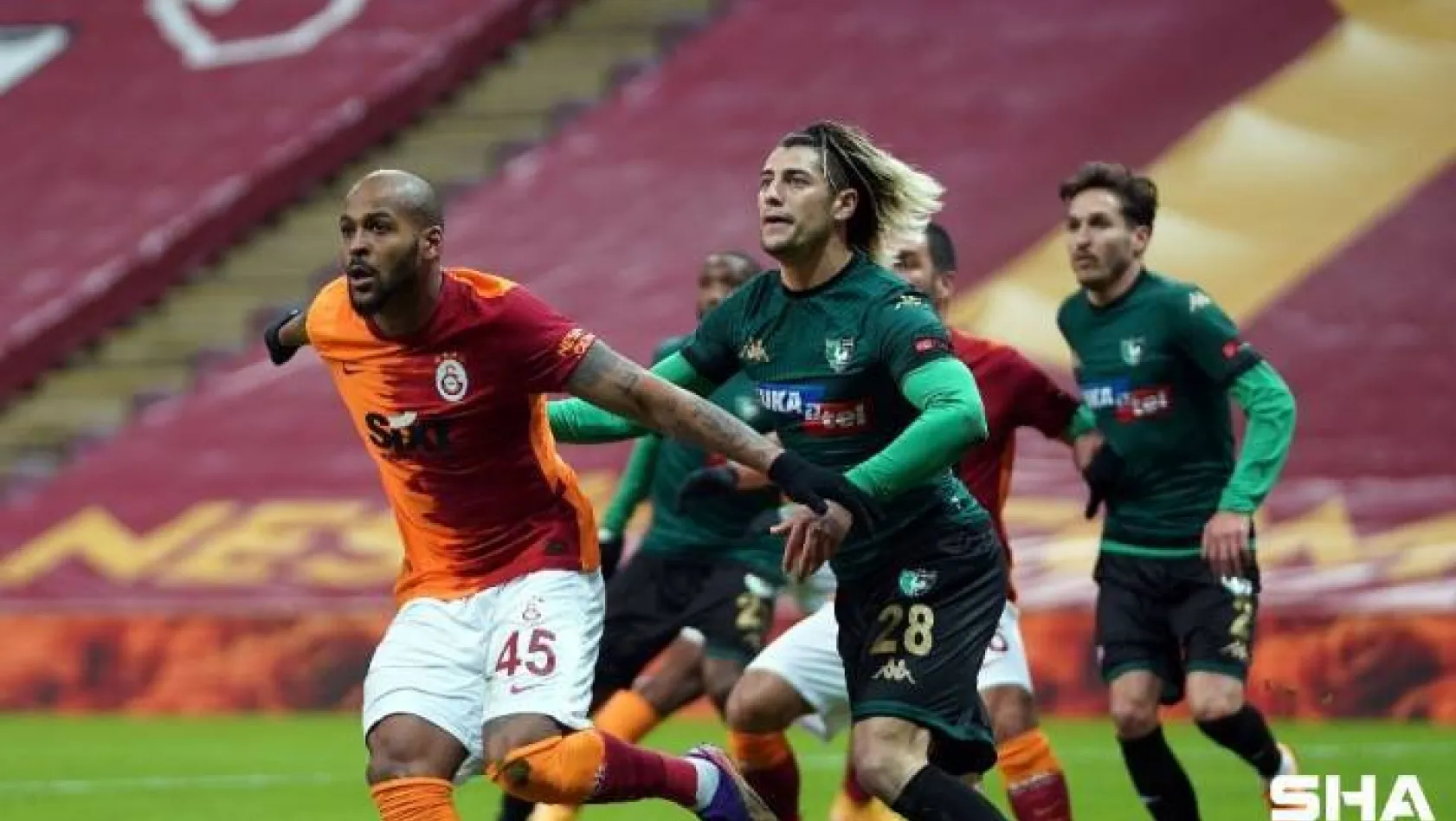 Süper Lig: Galatasaray: 3 - Denizlispor: 0 (İlk yarı)