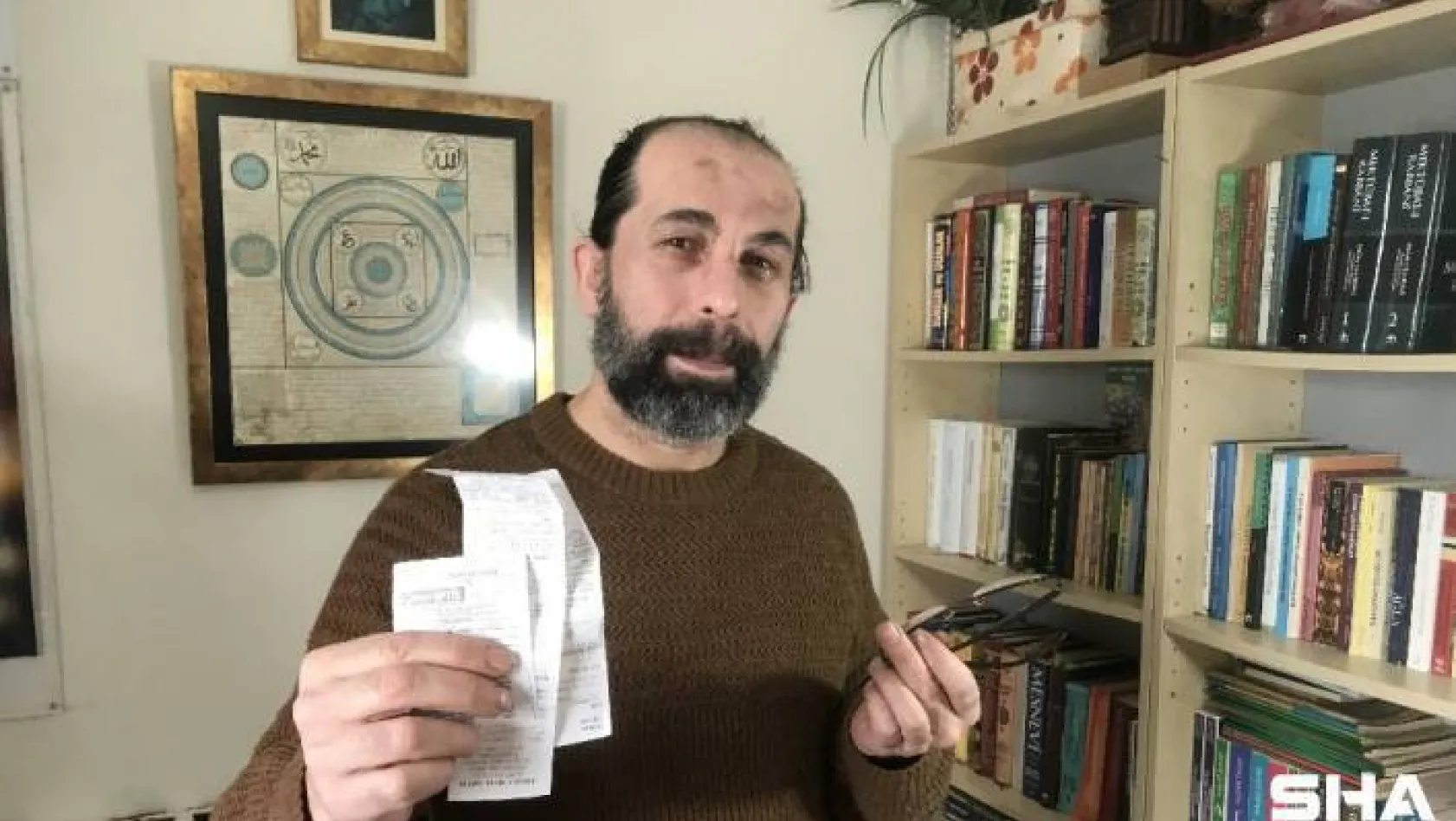 (Özel) Belçika'dan tedavi için Türkiye'ye gelen gurbetçi öğretmene gözlükçü şoku
