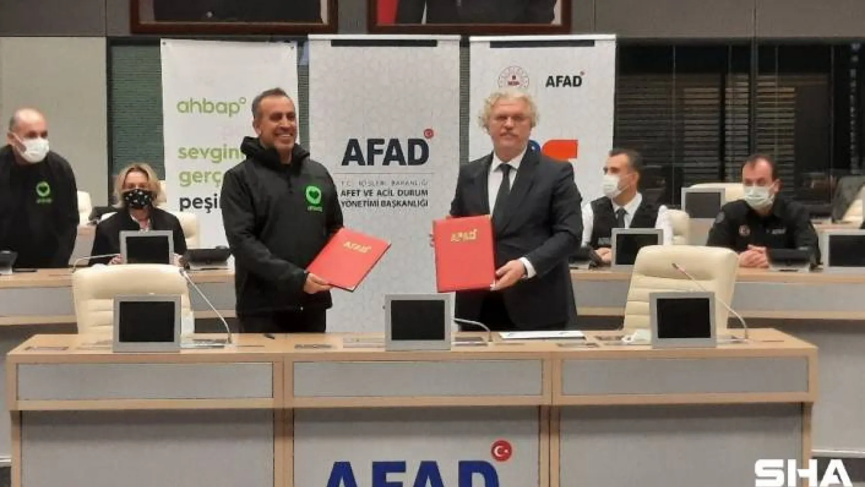 AFAD ile Ahbap Platformu arasında işbirliği protokolü imzalandı