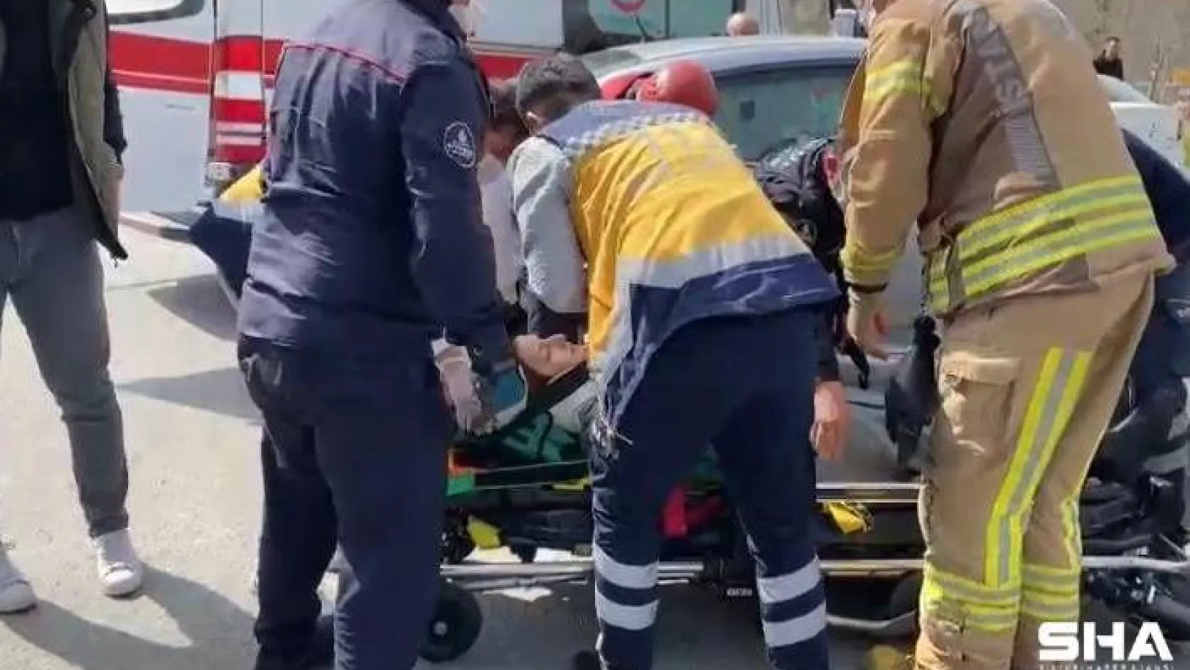 Ataşehir'de feci kaza: 1 yaralı