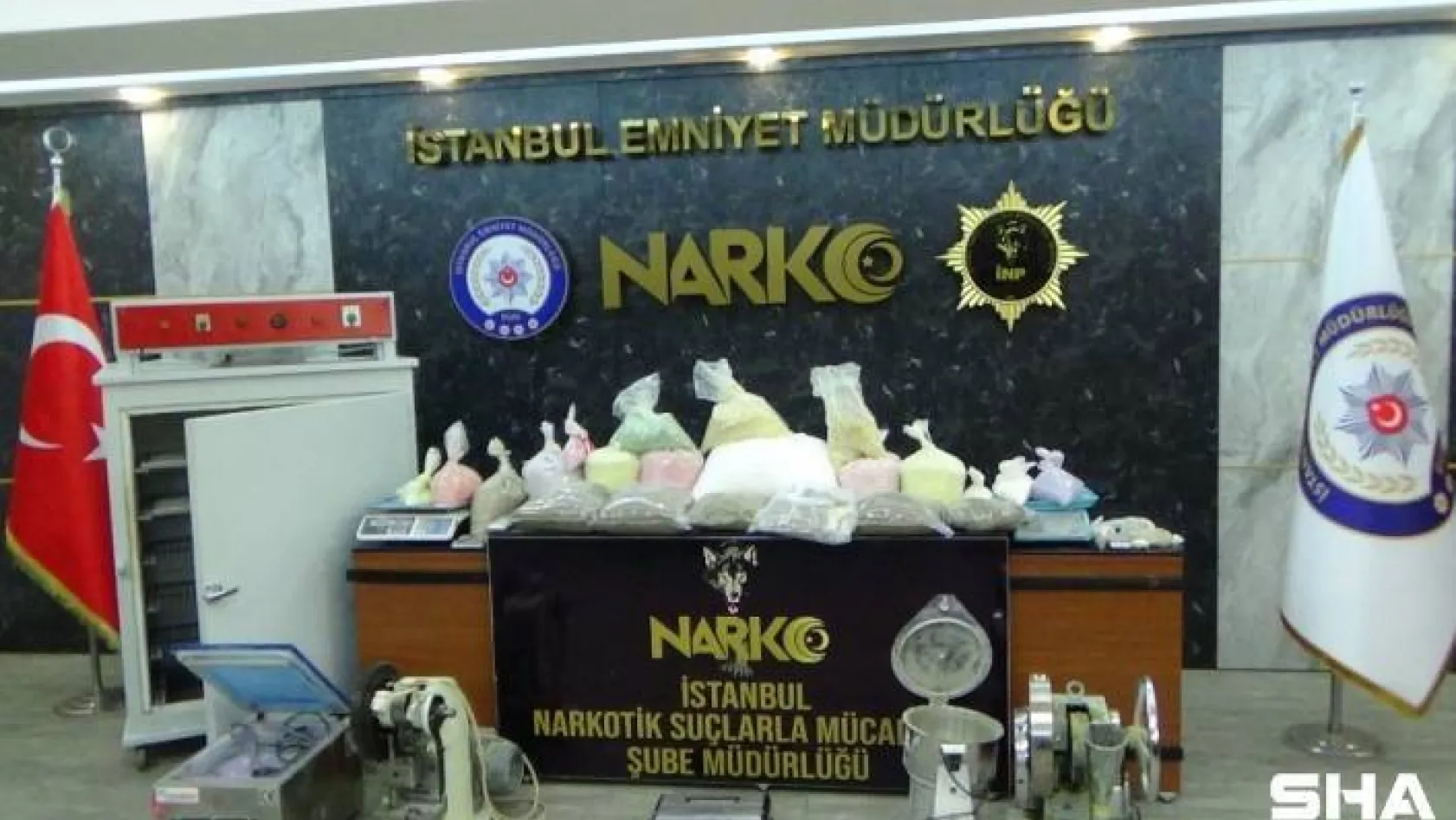 Başakşehir'de ayakkabı imalathanesine uyuşturucu operasysonu