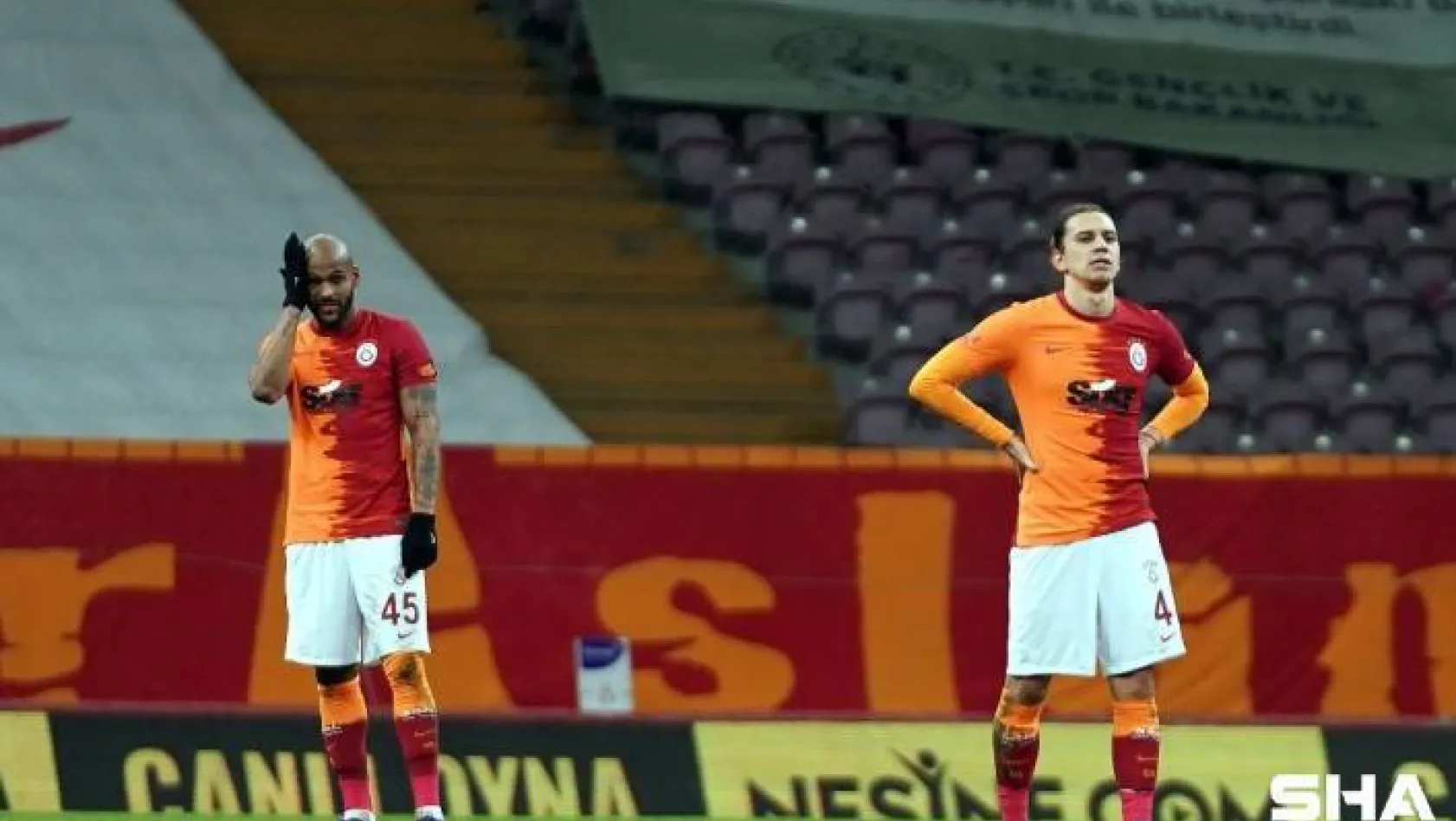 Galatasaray'ın evindeki galibiyet serisi bitti