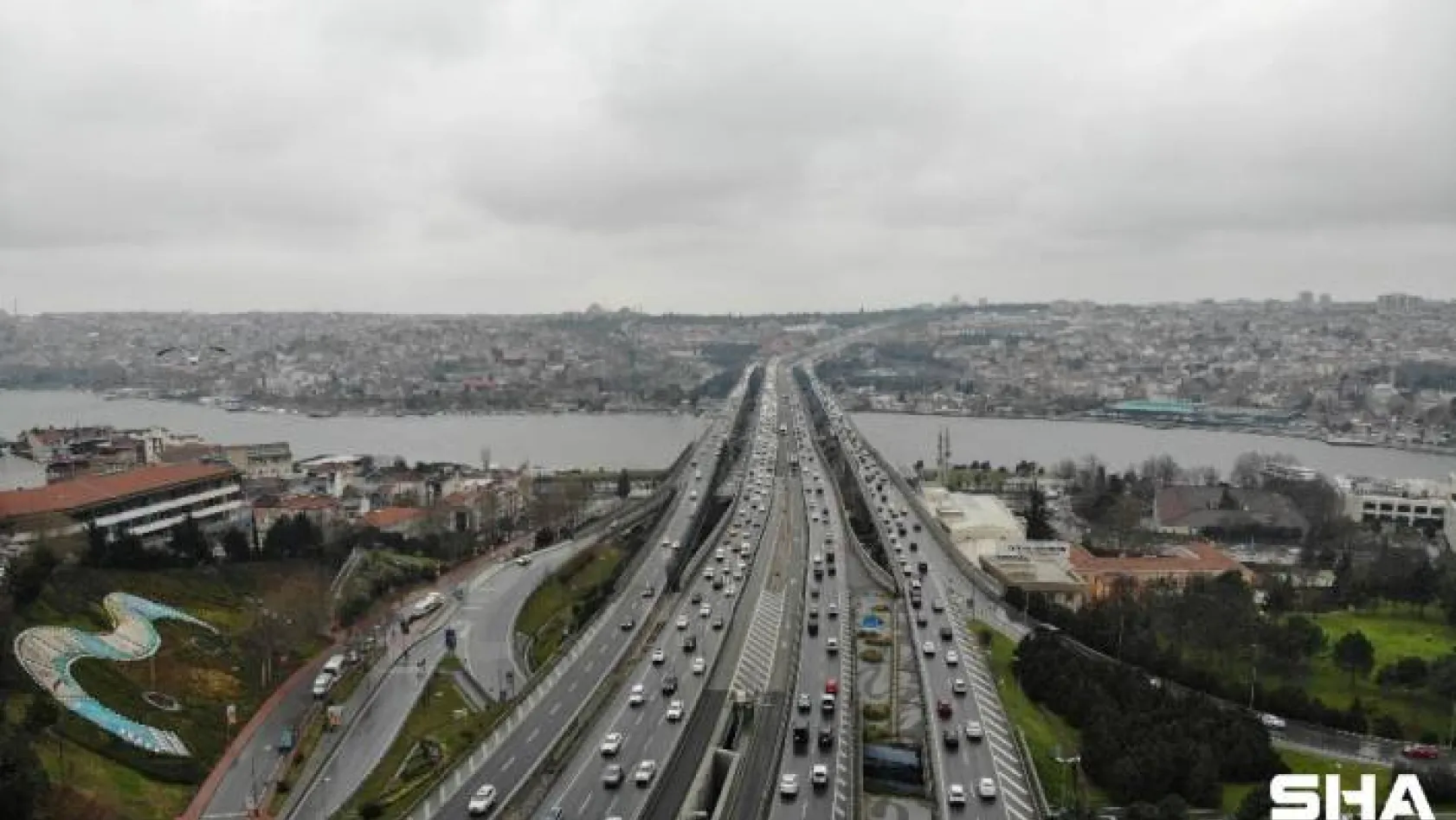 İstanbul'da trafik yoğunluğu yüzde 78'lere çıktı