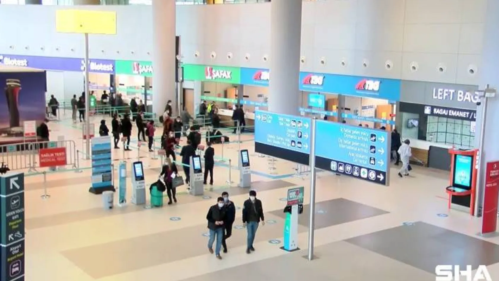 İstanbul'daki havalimanlarında 4 bin 875 yolcunun PCR testi pozitif çıktı