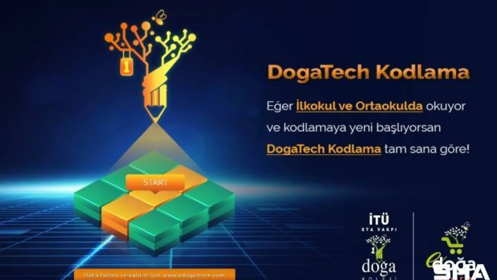 Sertifikalı kodlama eğitimi için Dogatech çevrim içi kursları başlıyor