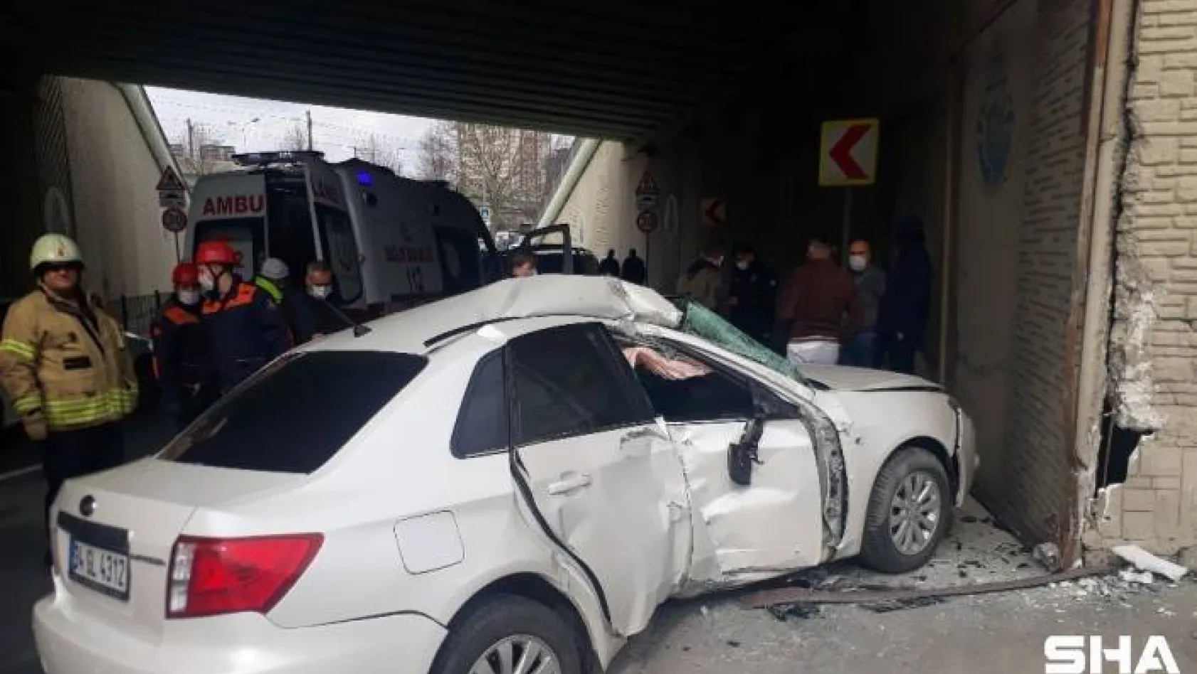 Yeşilköy'de trafik kazası: 1 yaralı
