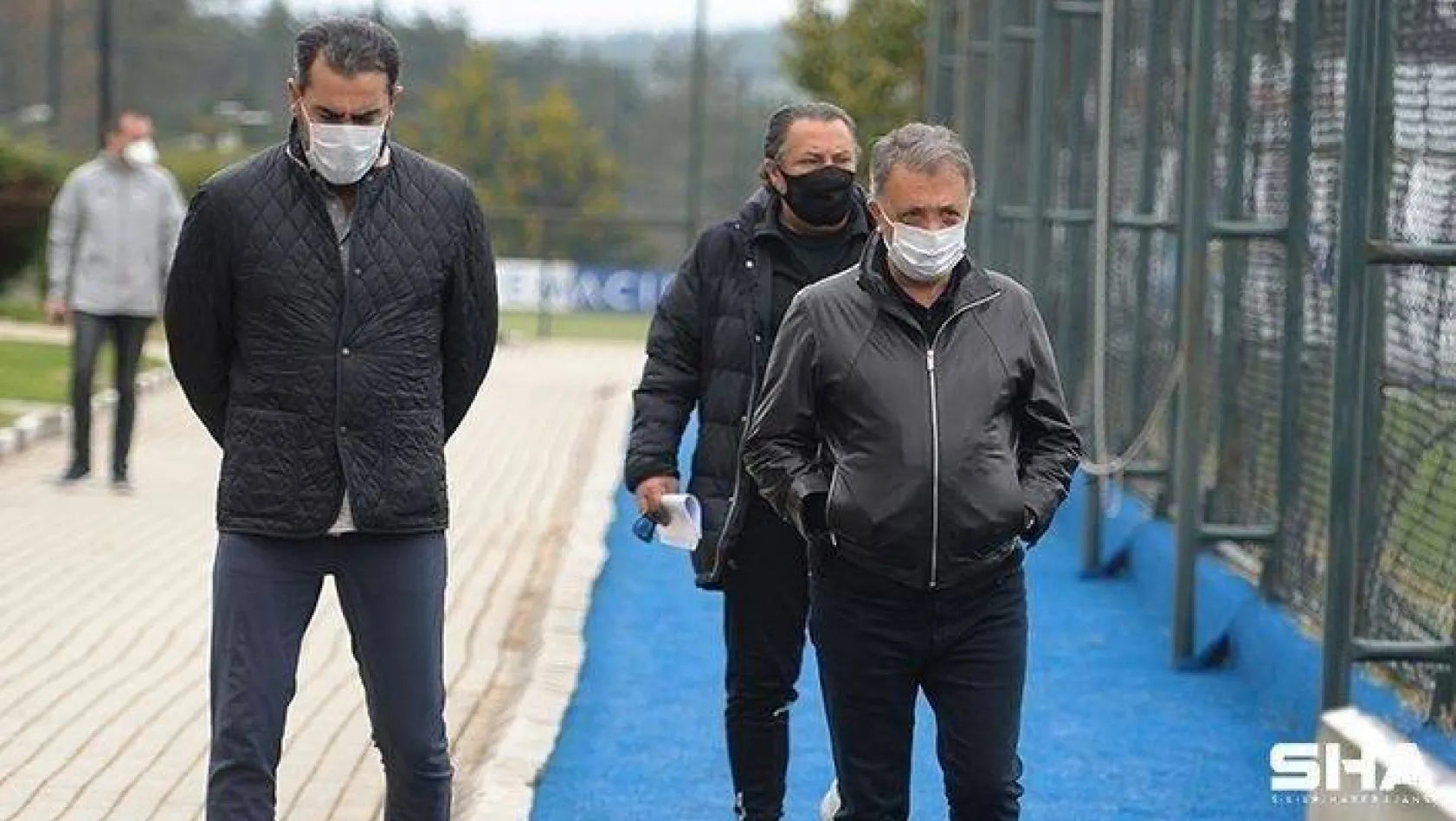 Ahmet Nur Çebi, Beşiktaş antrenmanını takip etti