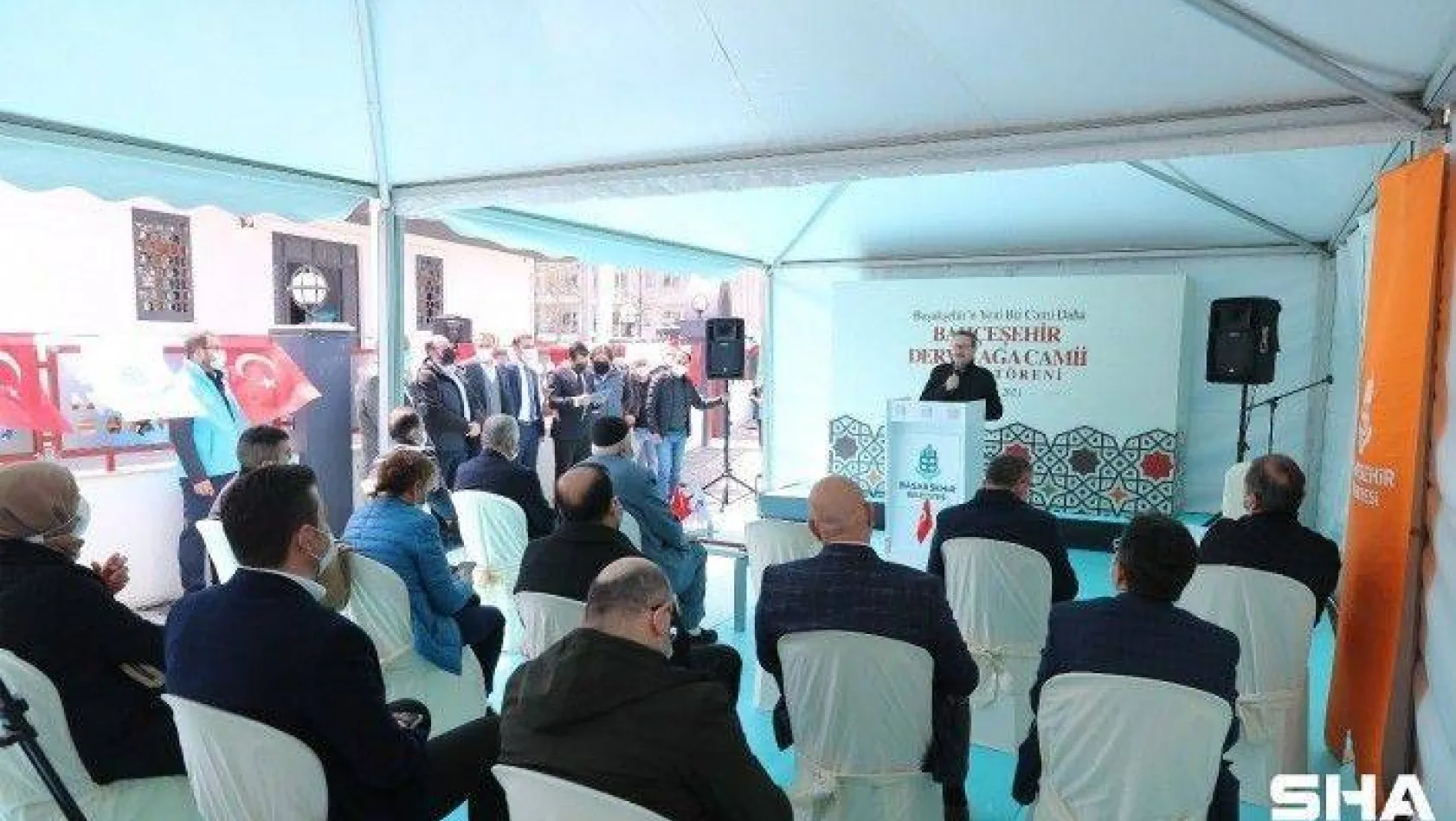 Başakşehir'de Derviş Ağa Camii ibadete açıldı