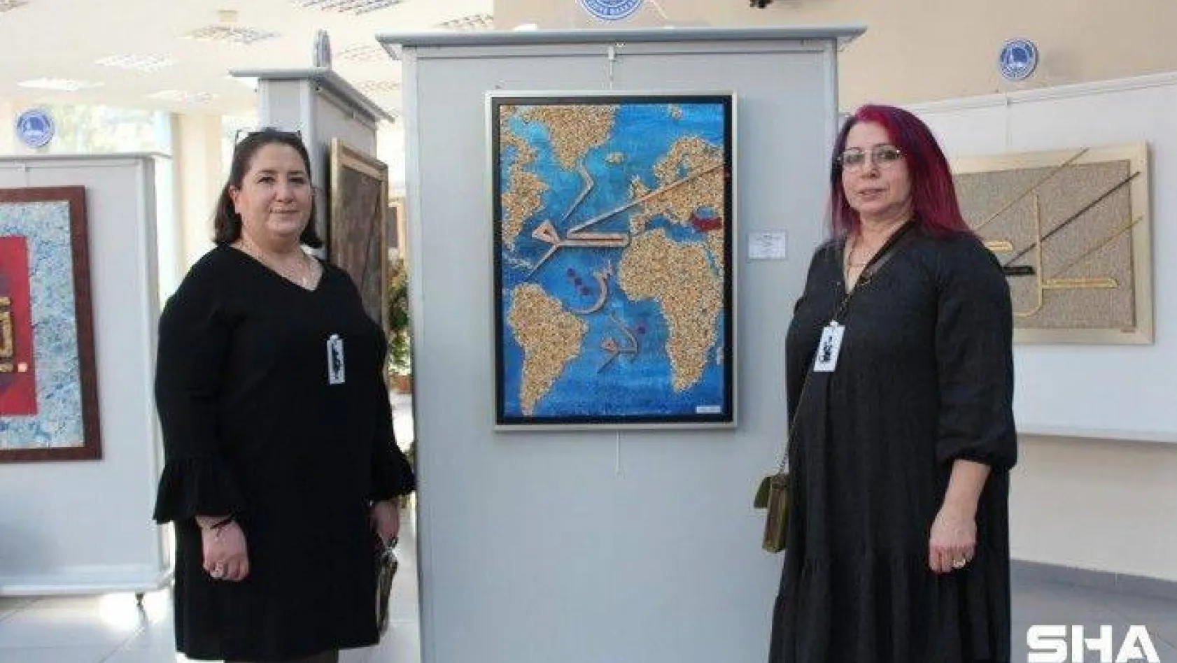 &quotFarklı Bakış" hat sergisi, Üsküdar'da sanatseverlere kapılarını açtı