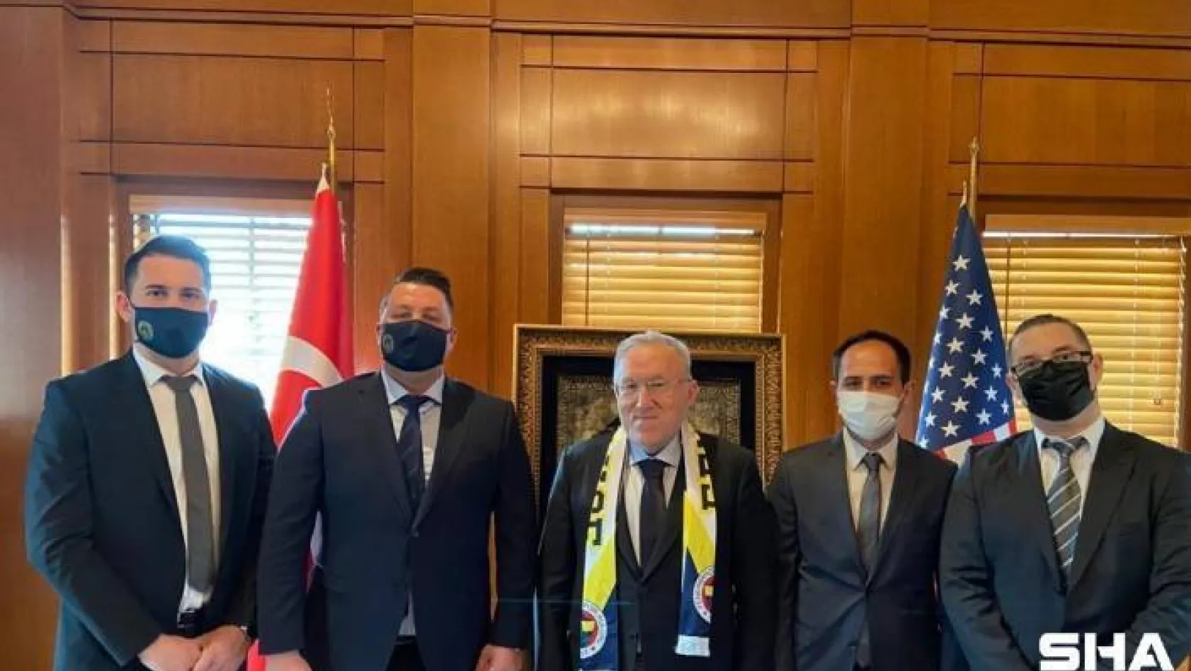 Fenerbahçe DC Başkanı Erhan Türk'ten, Büyükelçi H.Murat Mercan'a ziyaret