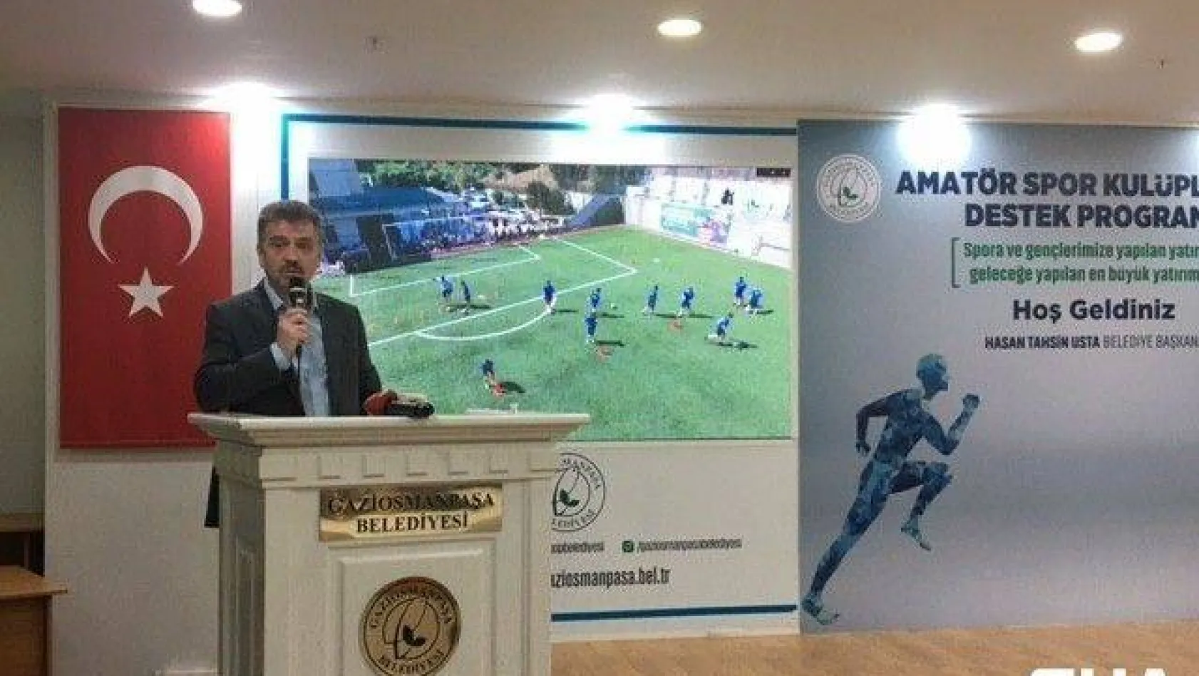 Gaziosmanpaşa'da 42 amatör spor kulübüne nakdi yardım yapıldı