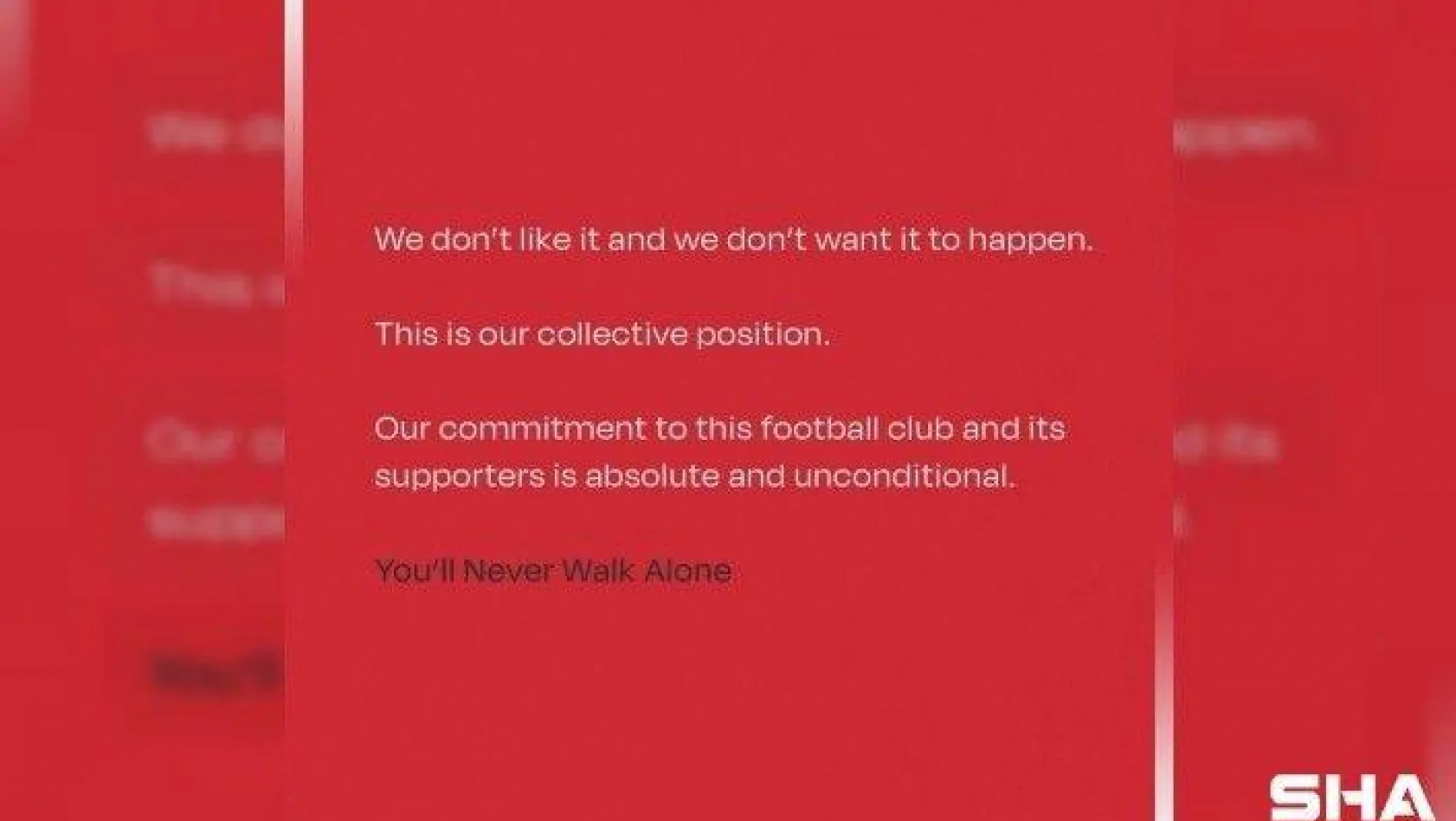 Liverpool'da futbolcular Avrupa Süper Ligi'ni istemiyor