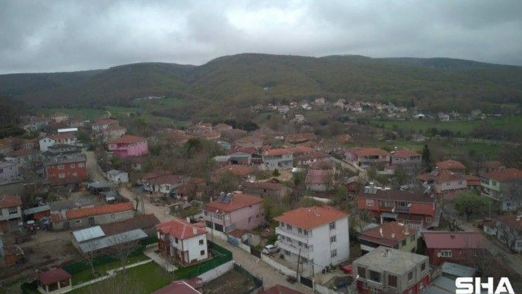 (ÖZEL) İstanbul'un 600 yıllık köyü havadan görüntülendi