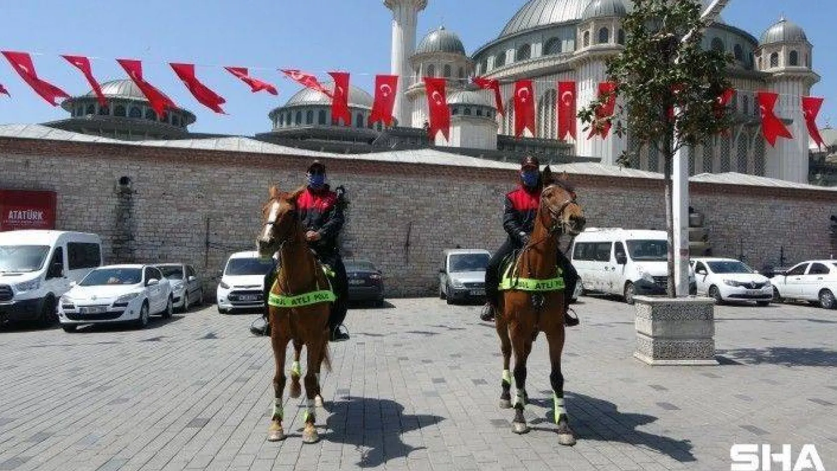 Taksim ve İstiklal Caddesi'nde tam kapanma denetimi