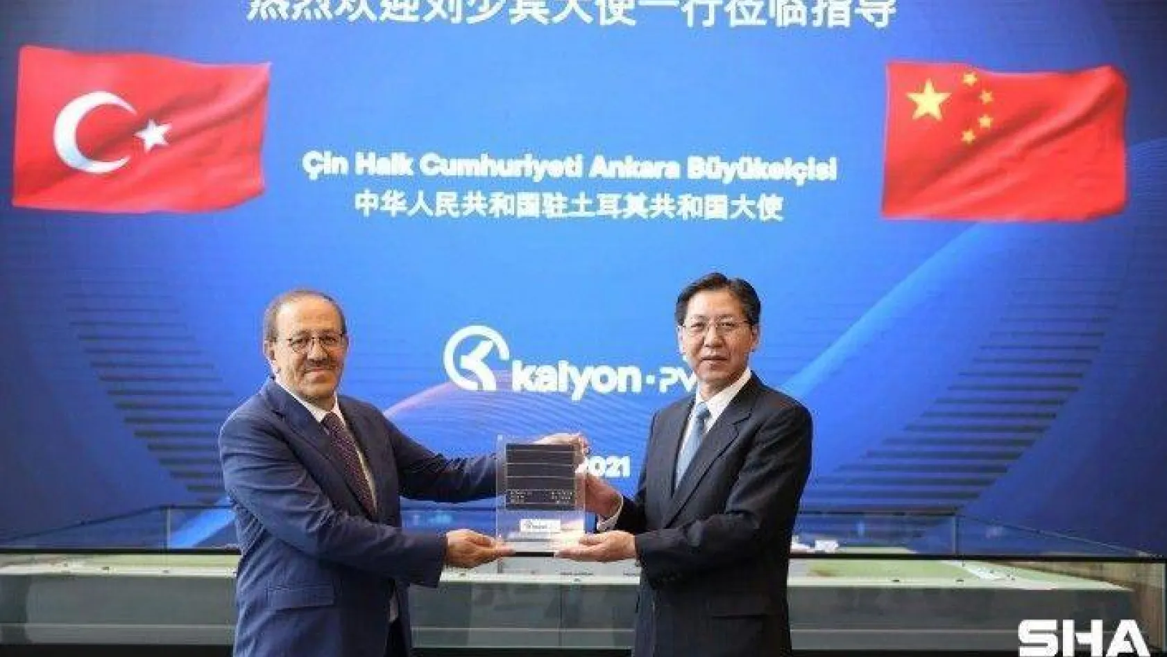 Çin Ankara Büyükelçisi, Kalyon Güneş Teknolojileri Fabrikası'nı ziyaret etti