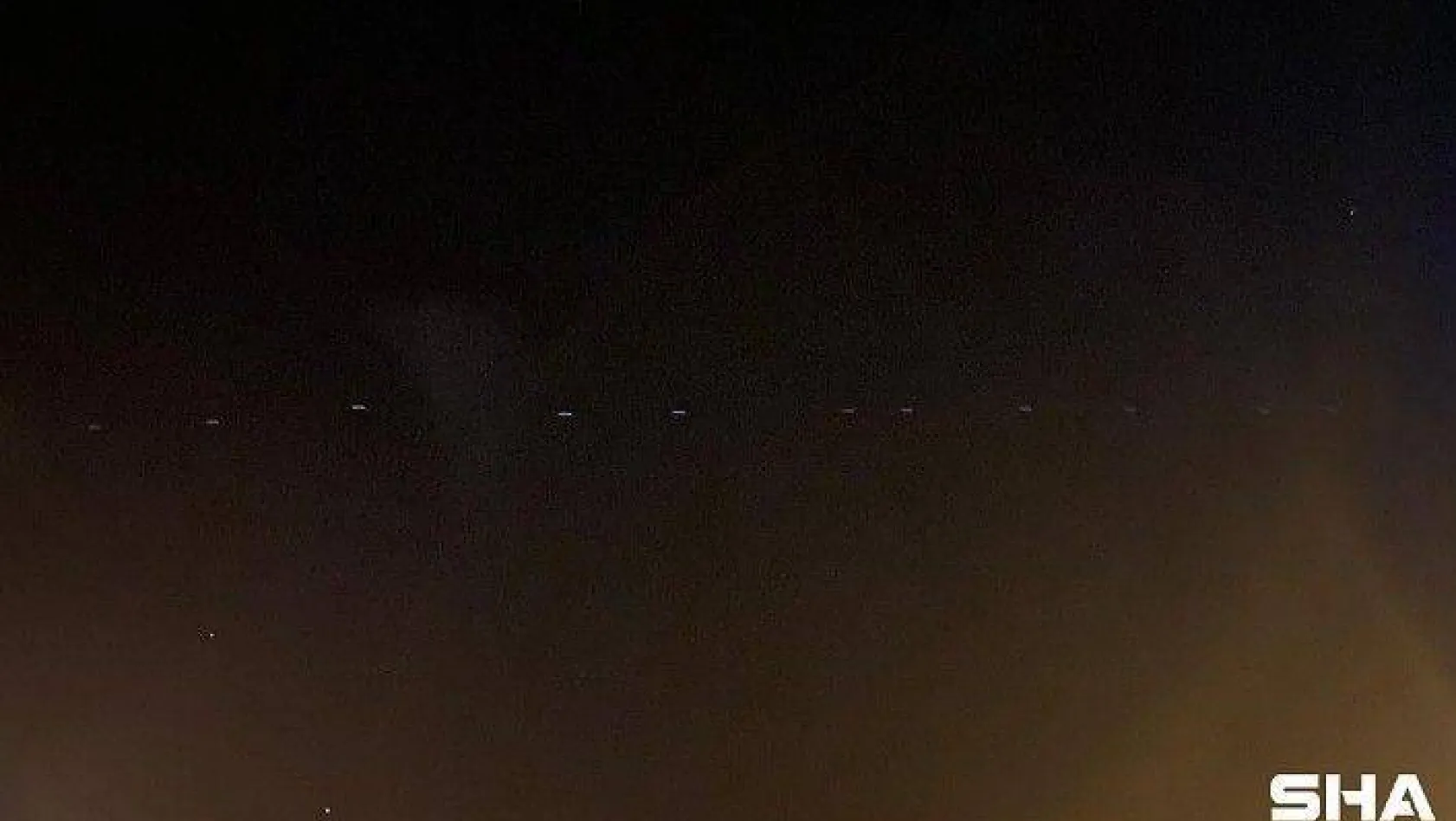 Musk'ın Starlink uyduları Silivri'den de görüldü