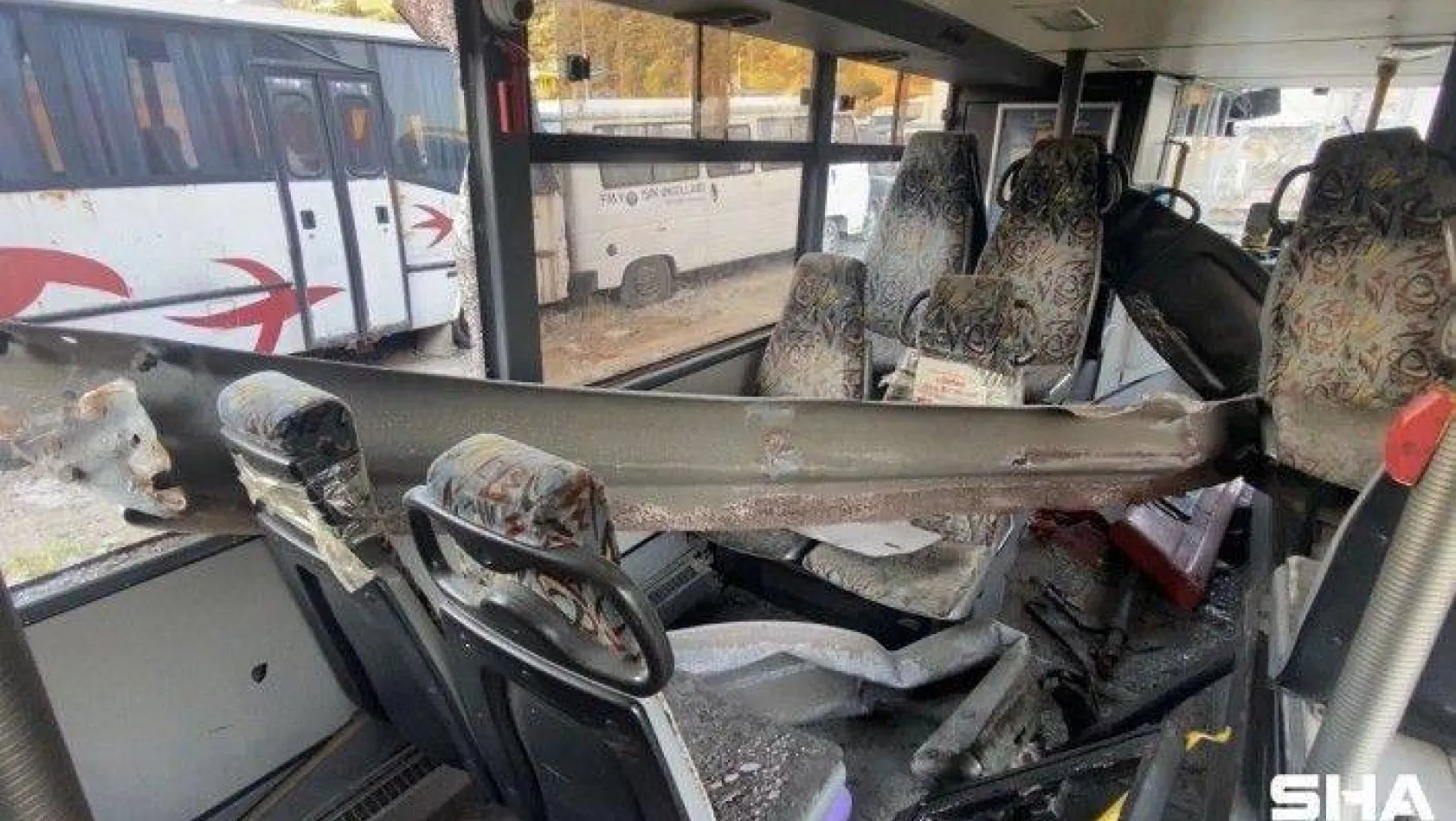 (Özel) Beşiktaş'ta feci kazanın yaşandığı otobüs akıbetini bekliyor