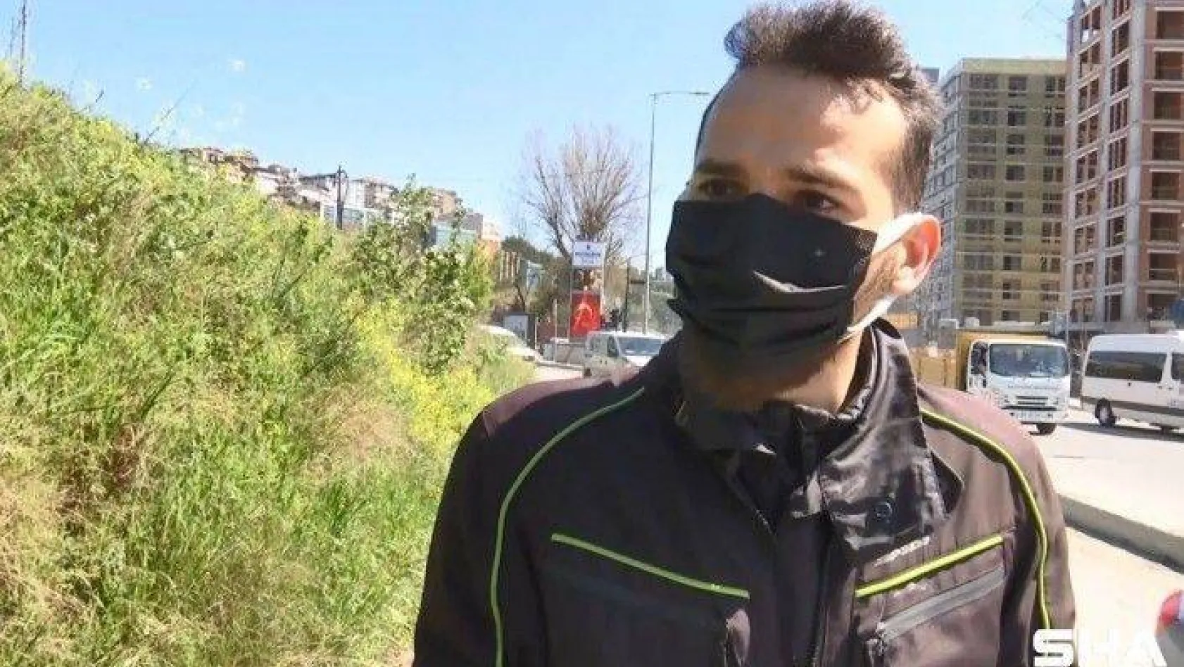 (Özel) İstanbul'da rögara düşerek ölümden dönen motosikletli kurye o anları anlattı